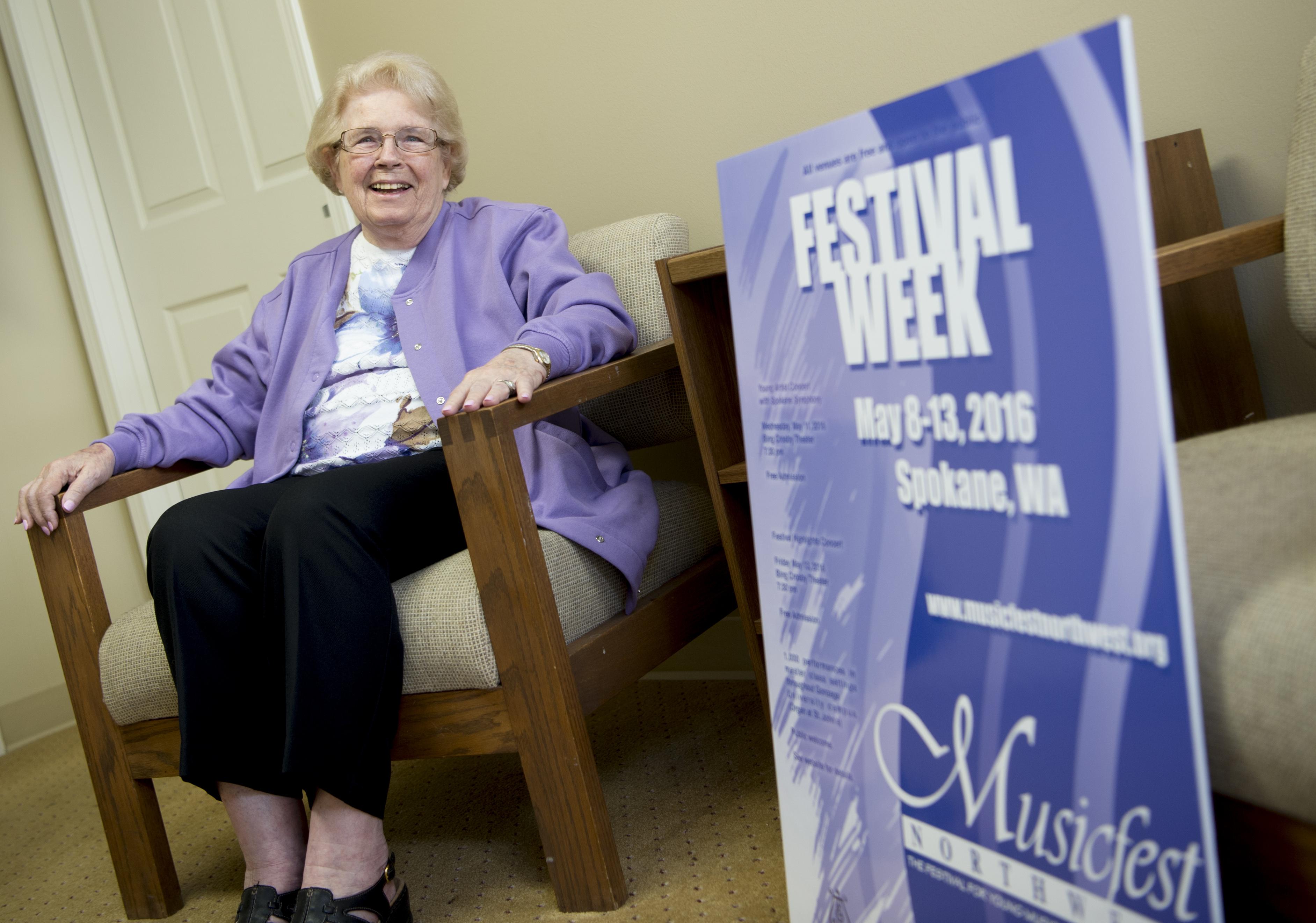 Front Center Shirley Ennis Keeps Musicfest Humming Along The