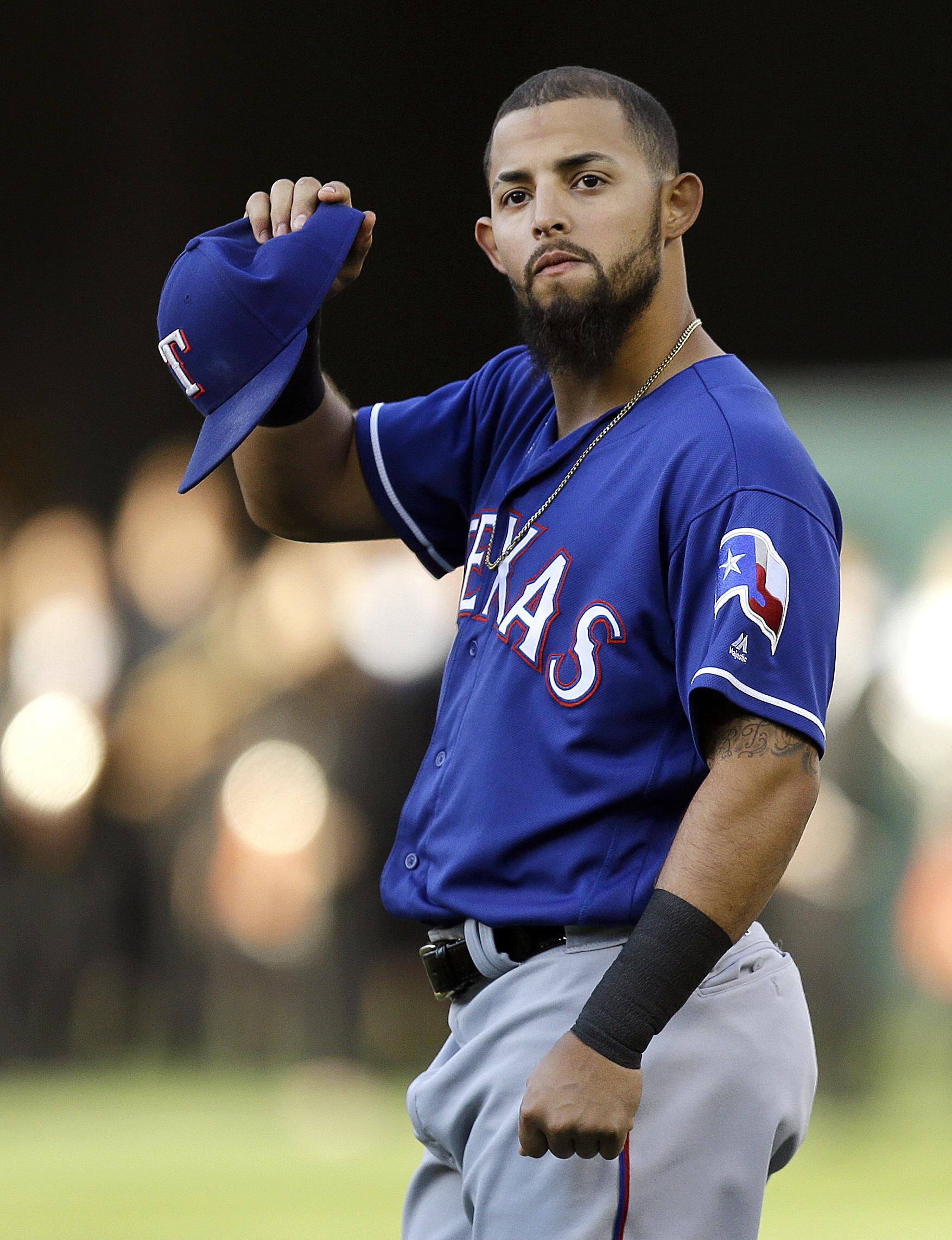 Rougned Odor Official Rangers Powder Blue Jersey for Sale in