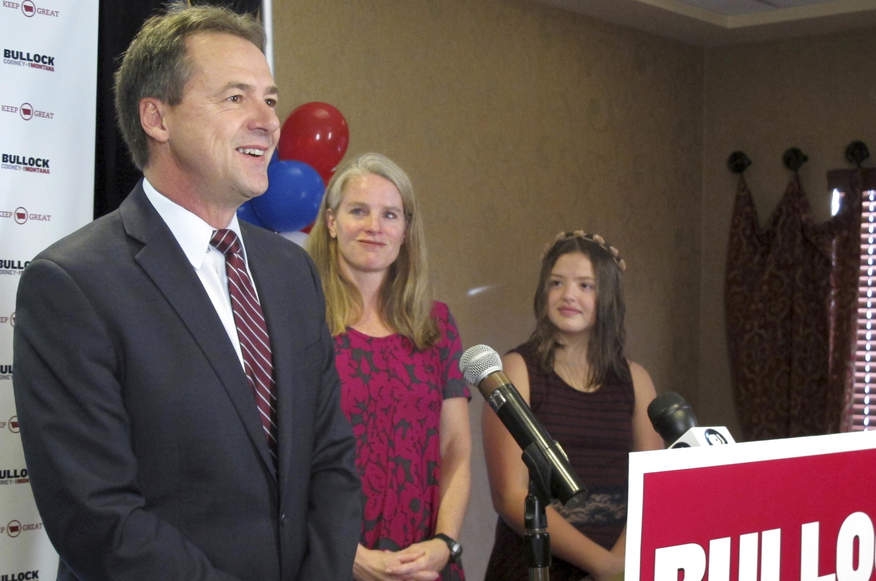 Democrat Bullock wins second term as Montana governor; GOP dominates