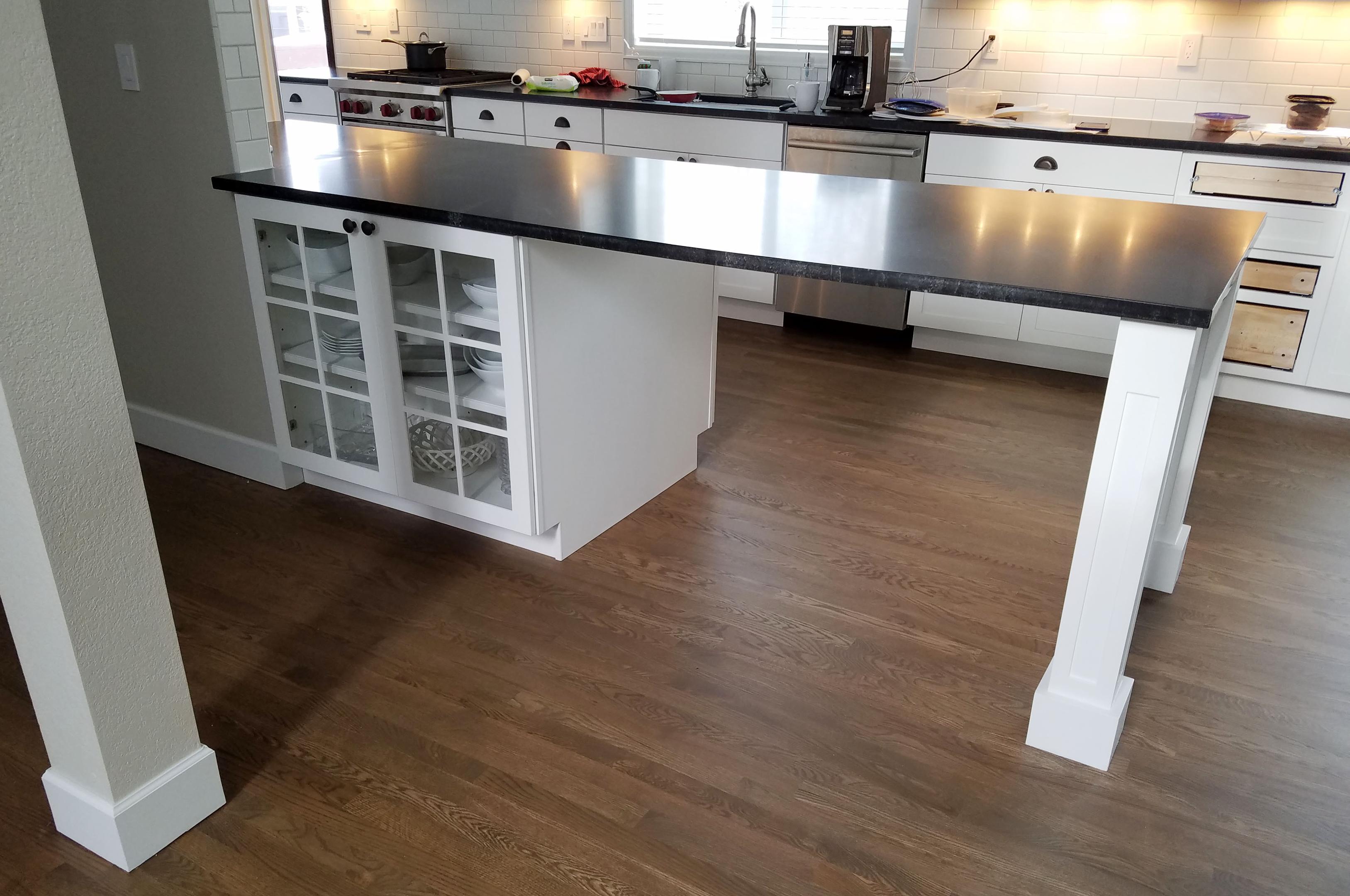 granite kitchen bar counter support