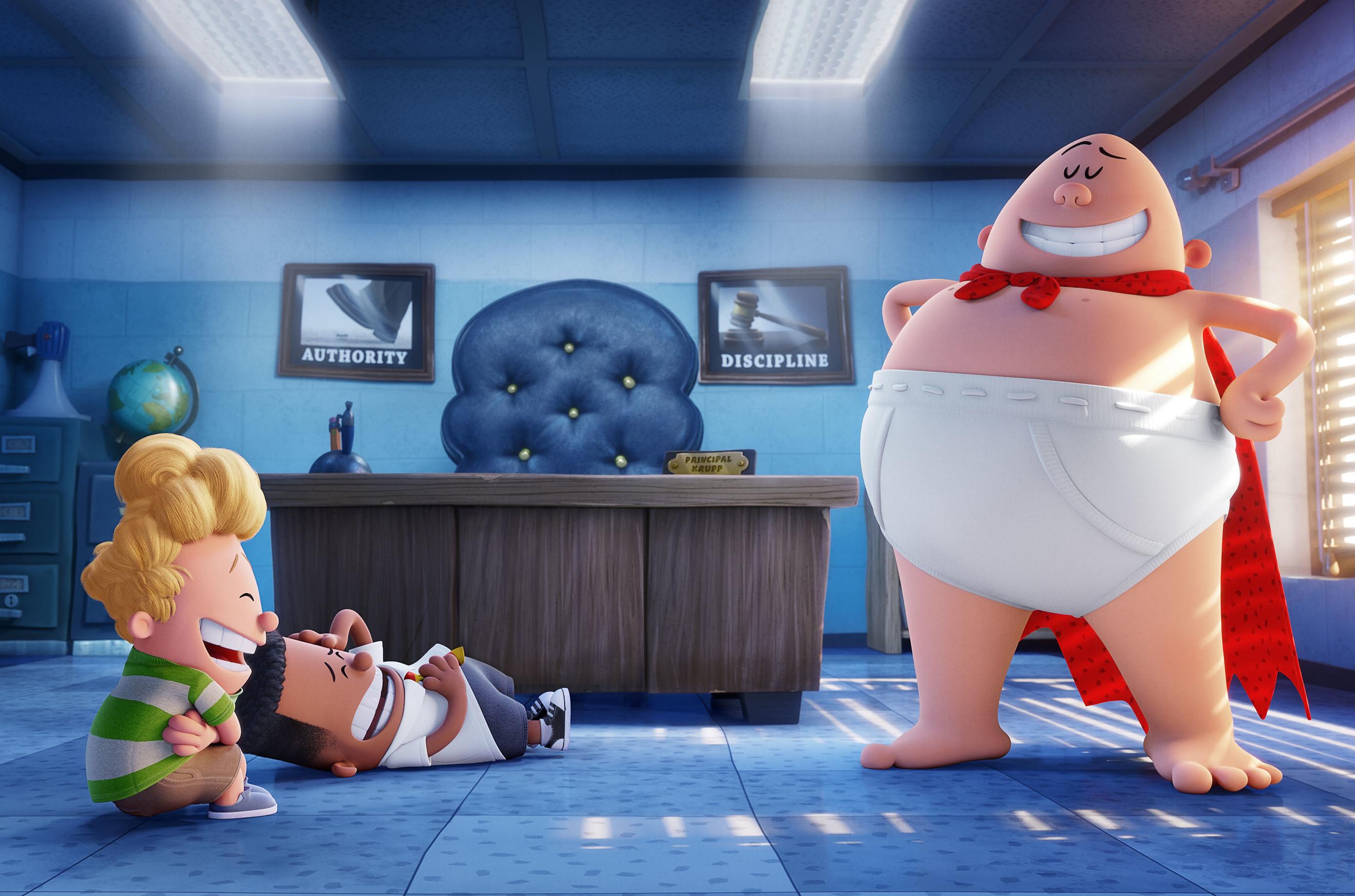 captain underpants movie for