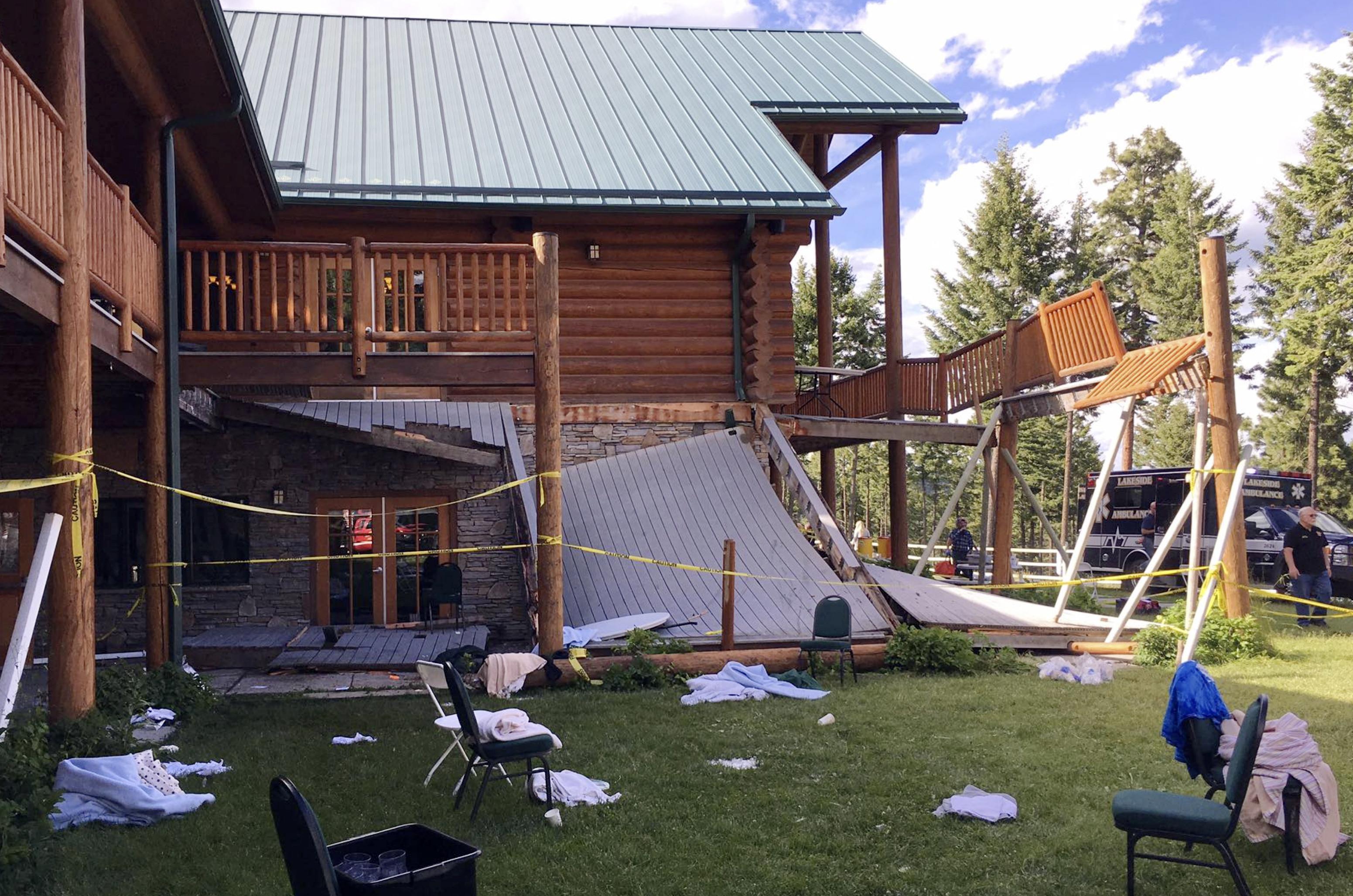 Investigation underway into cause of Montana deck collapse The