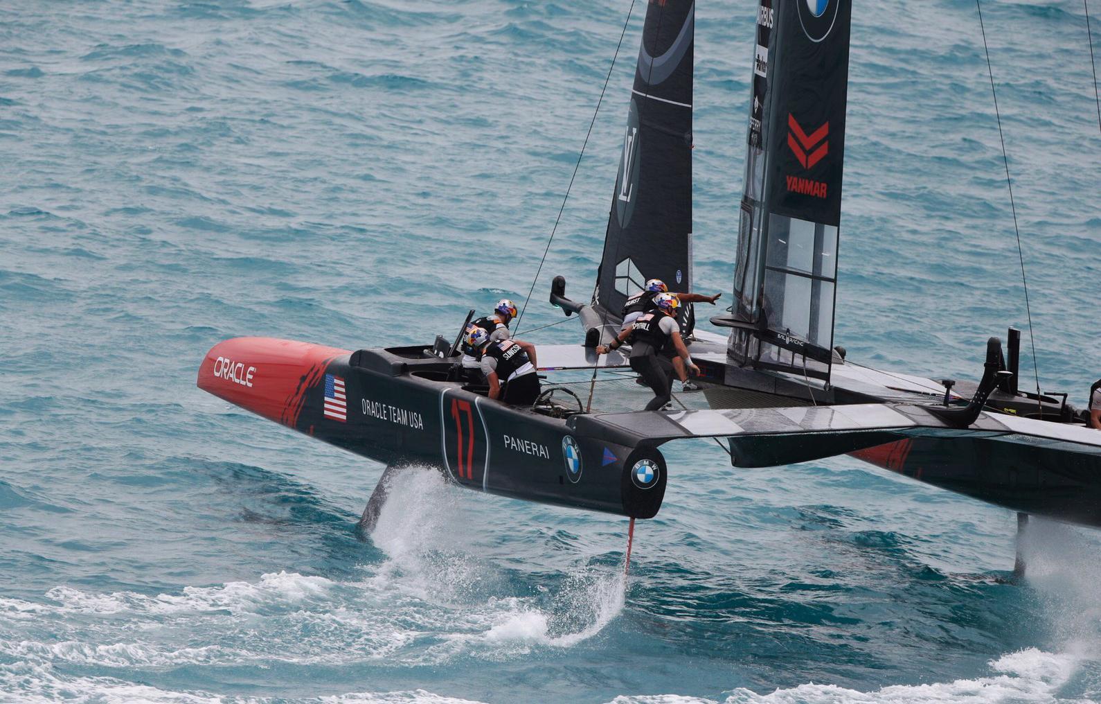 Jimmy Spithill Team Usa Earn 1st Win At America S Cup The Spokesman Review