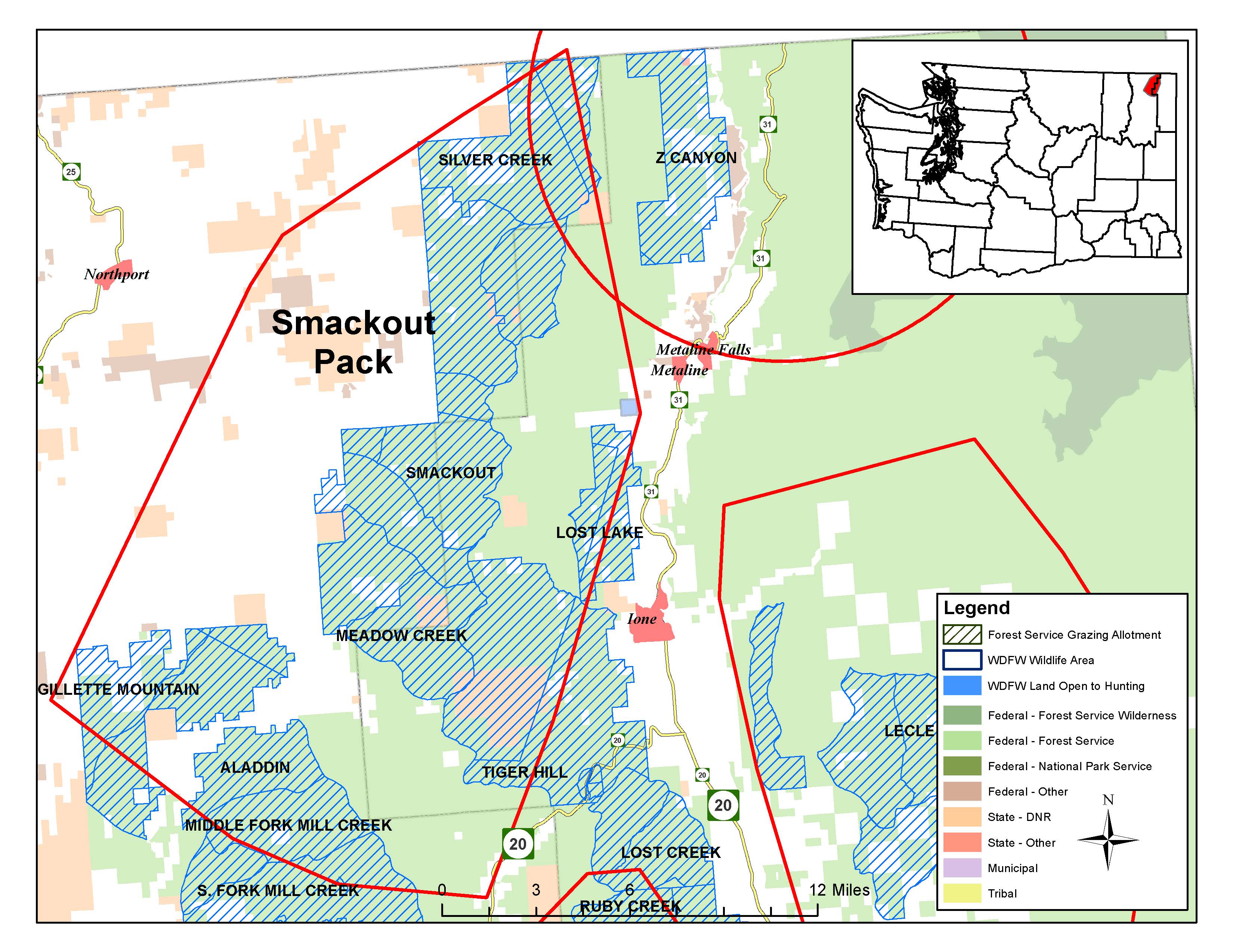 WDFW Orders Lethal Removal in Unnamed Kettle Range Wolf Pack