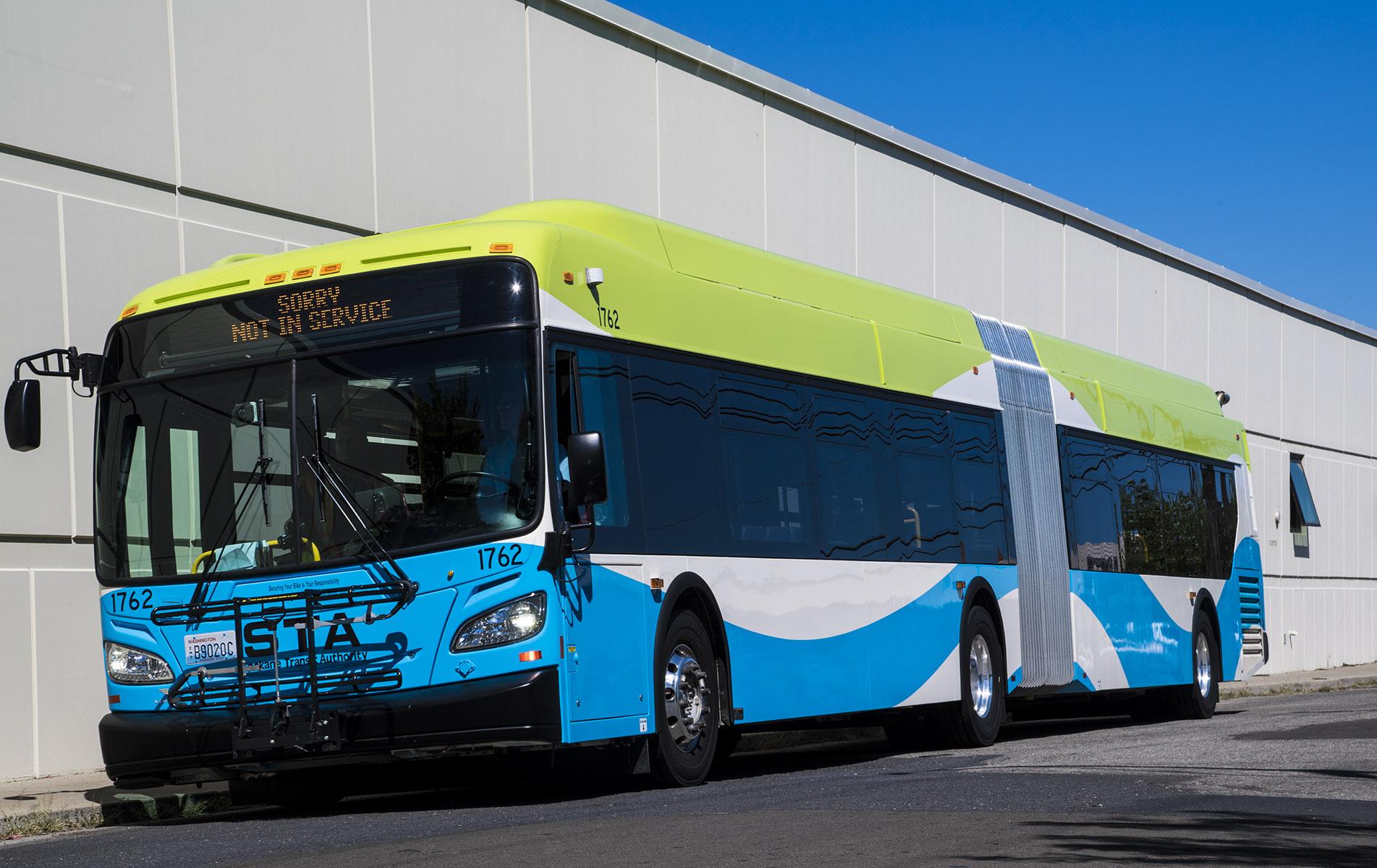 sta puts new accordion buses on busiest spokane routes | the