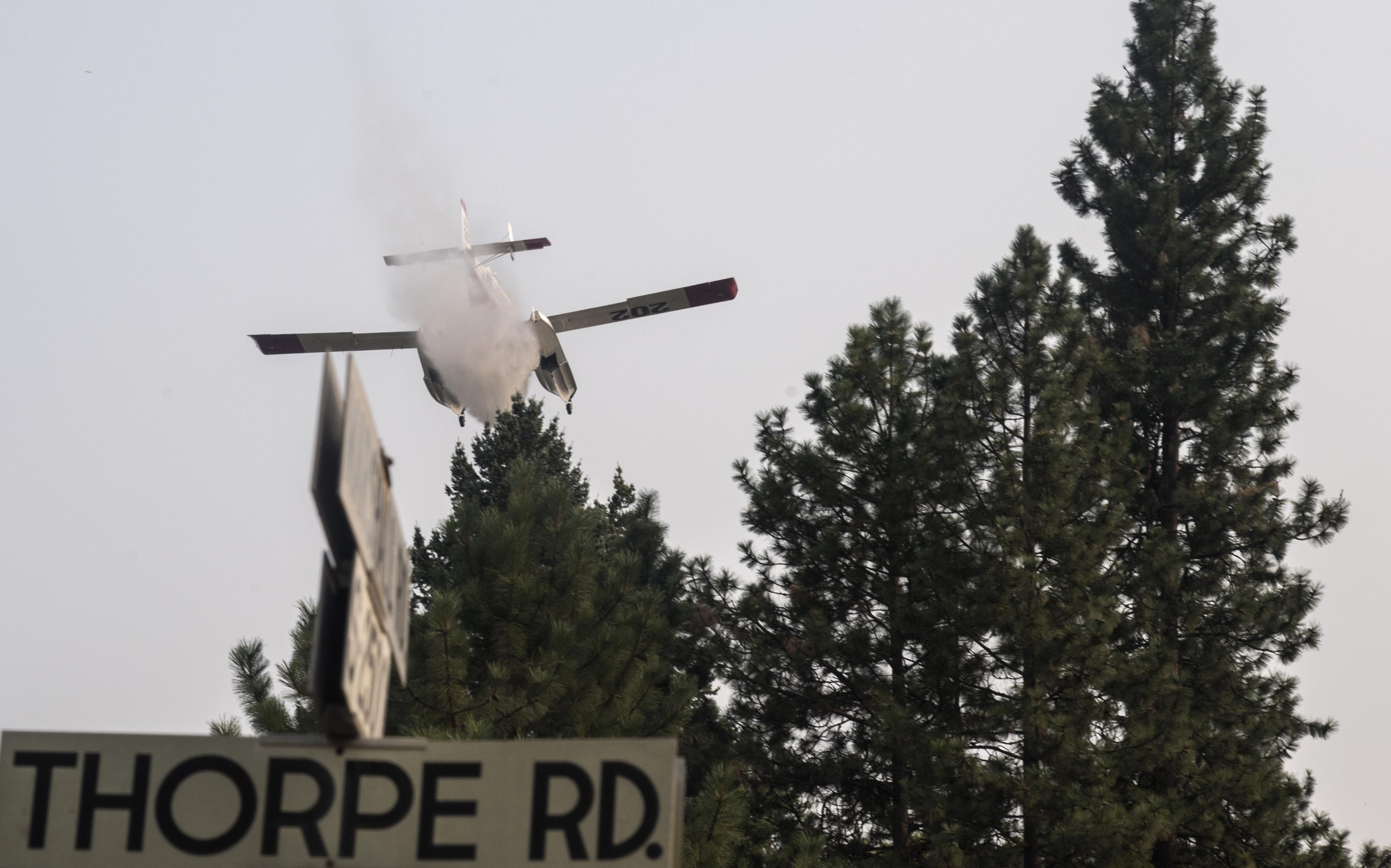 Photo Brush fire near Thorpe and U.S. Highway 195 The SpokesmanReview
