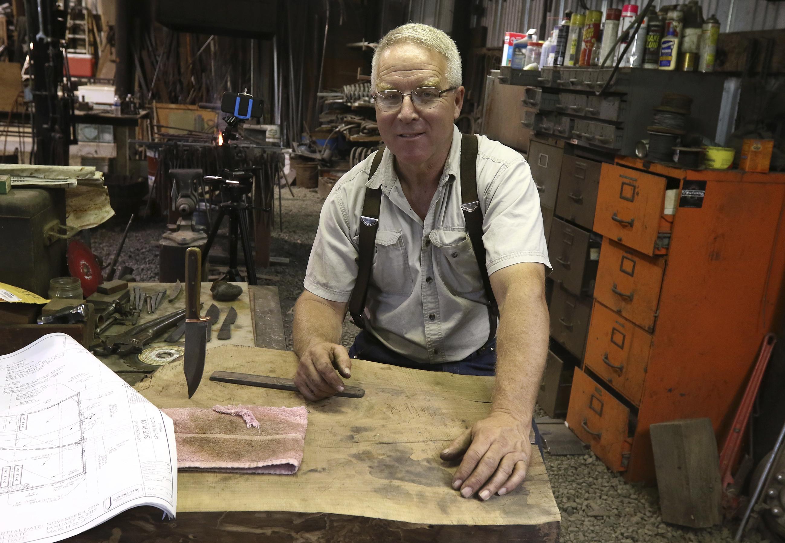 Oregon Man Shares Traditional Blacksmith Skills On Youtube The