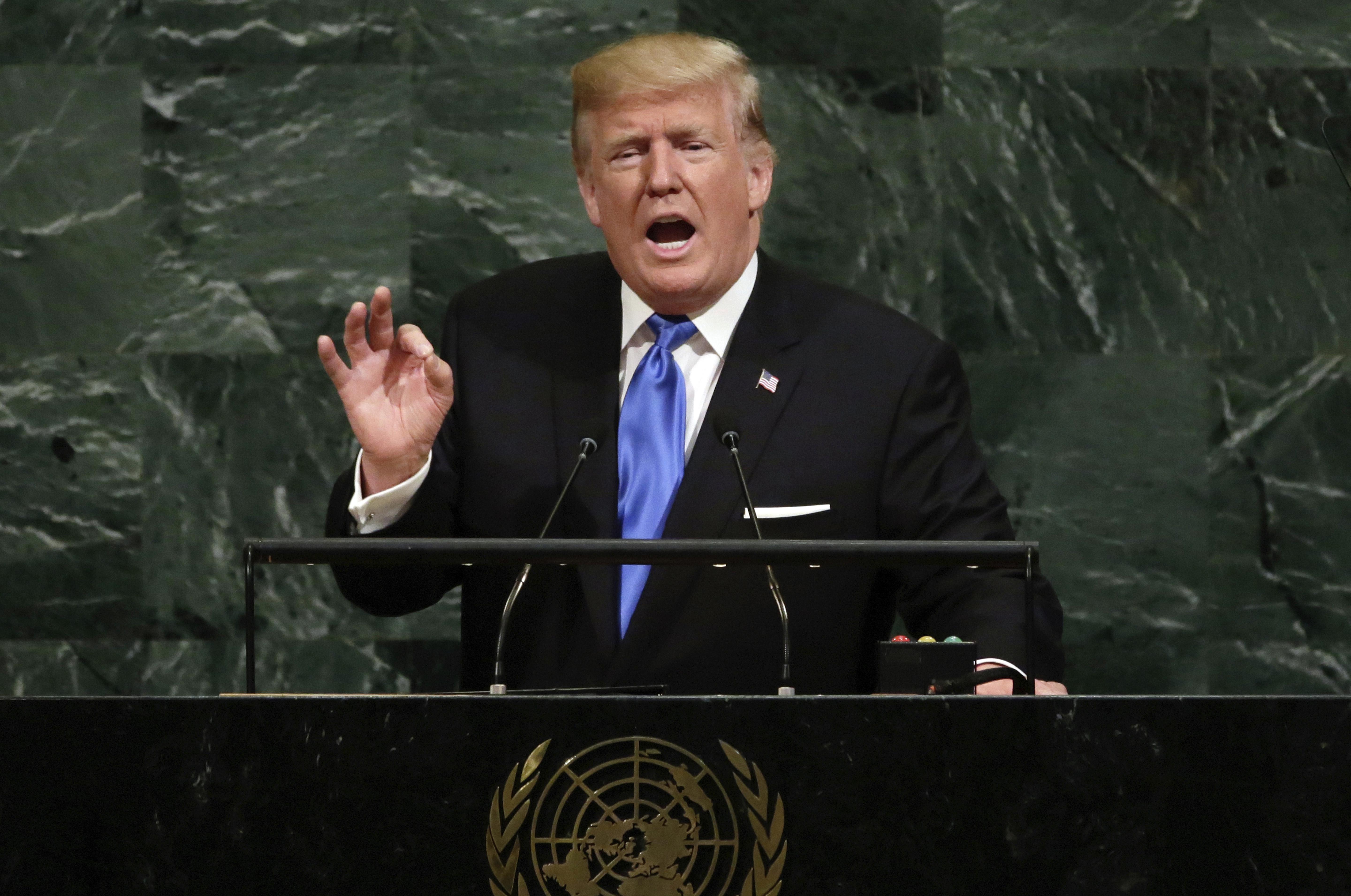 At U.N., Trump Threatens ‘total Destruction’ Of North Korea | The ...