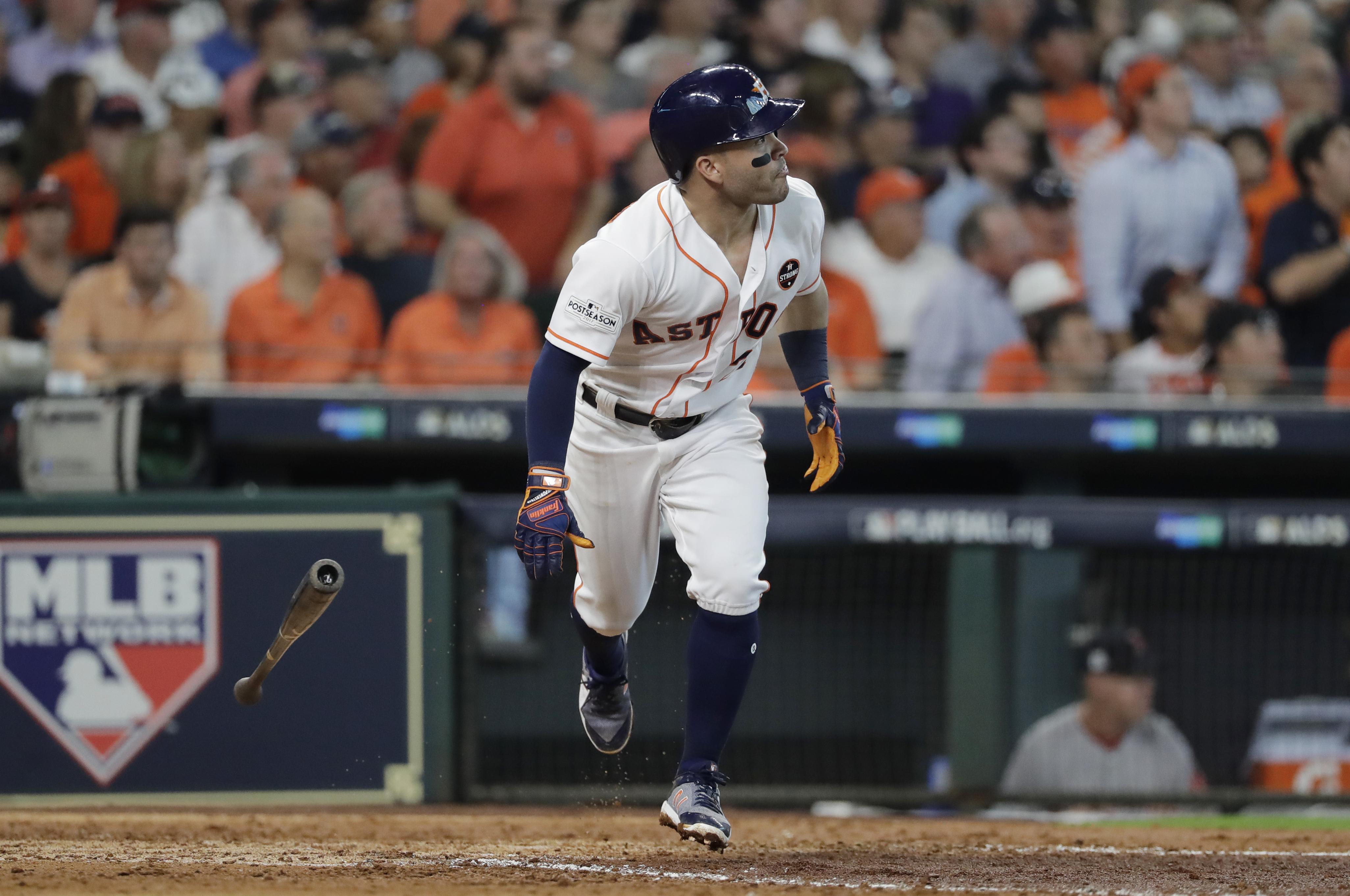 Jose Altuve hits three home runs as Astros take opener from Red Sox ...