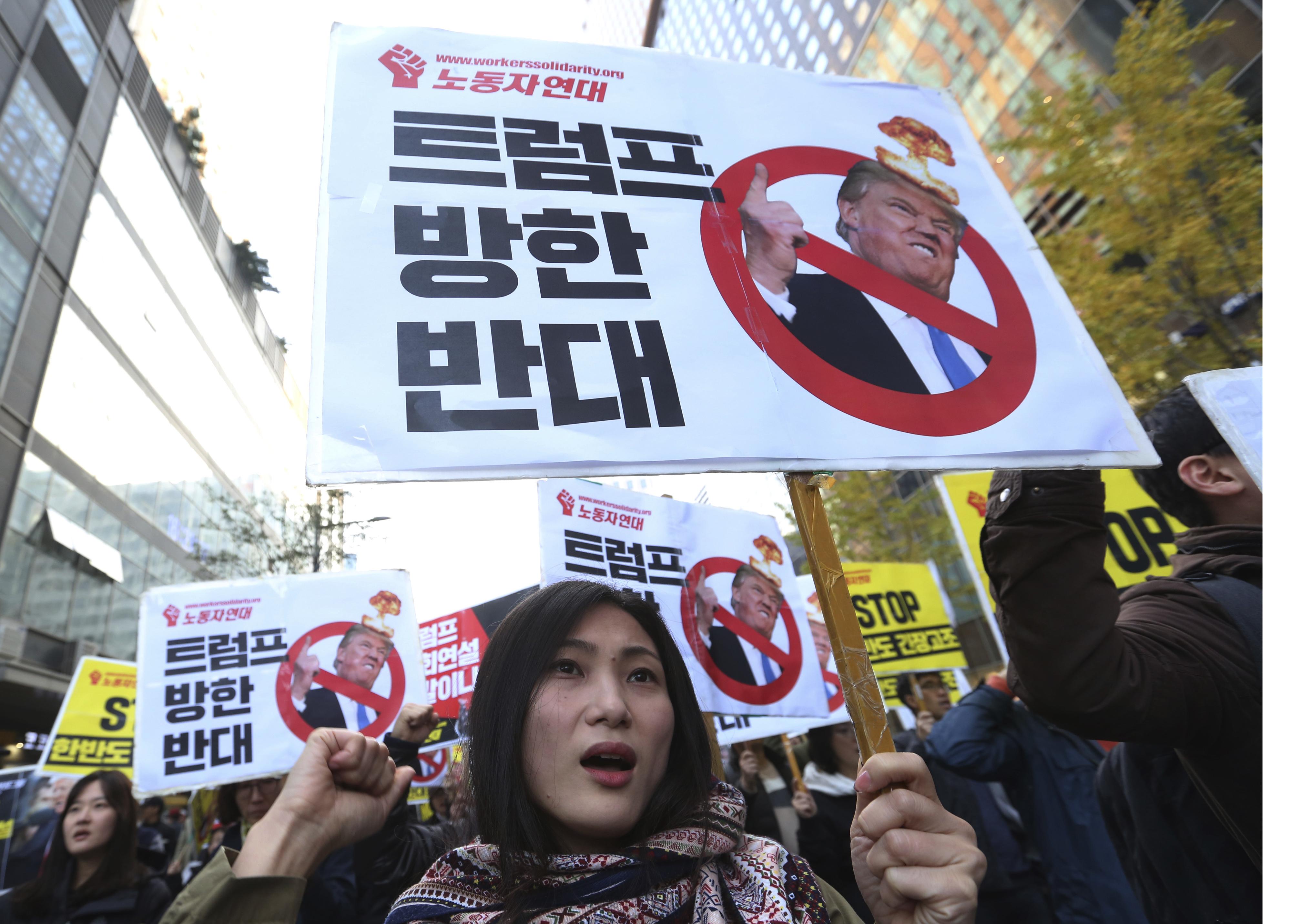 South Korean demonstrations mark conflicting concerns about Trump ...