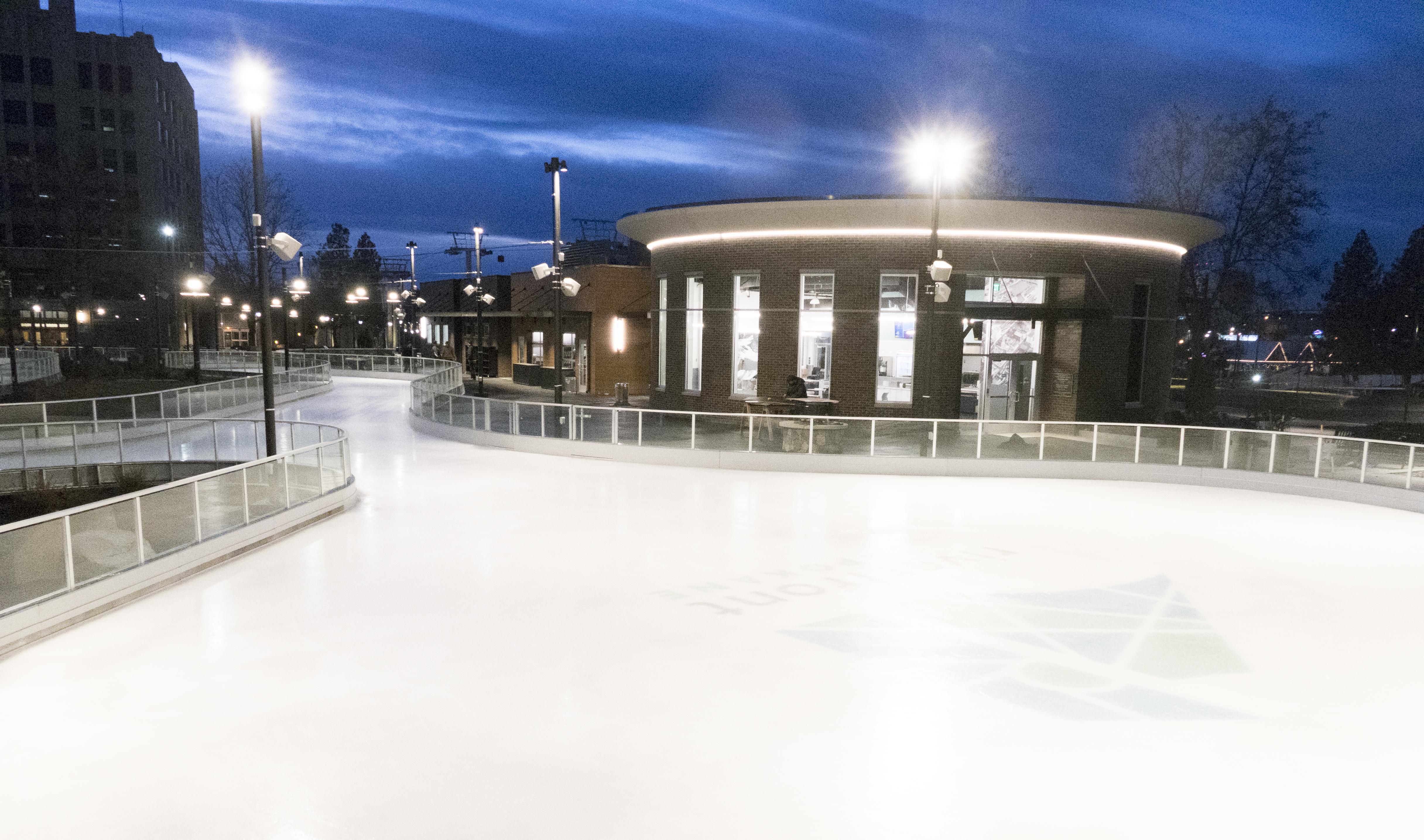 City says woman injured on ice ribbon in critical condition, not dead