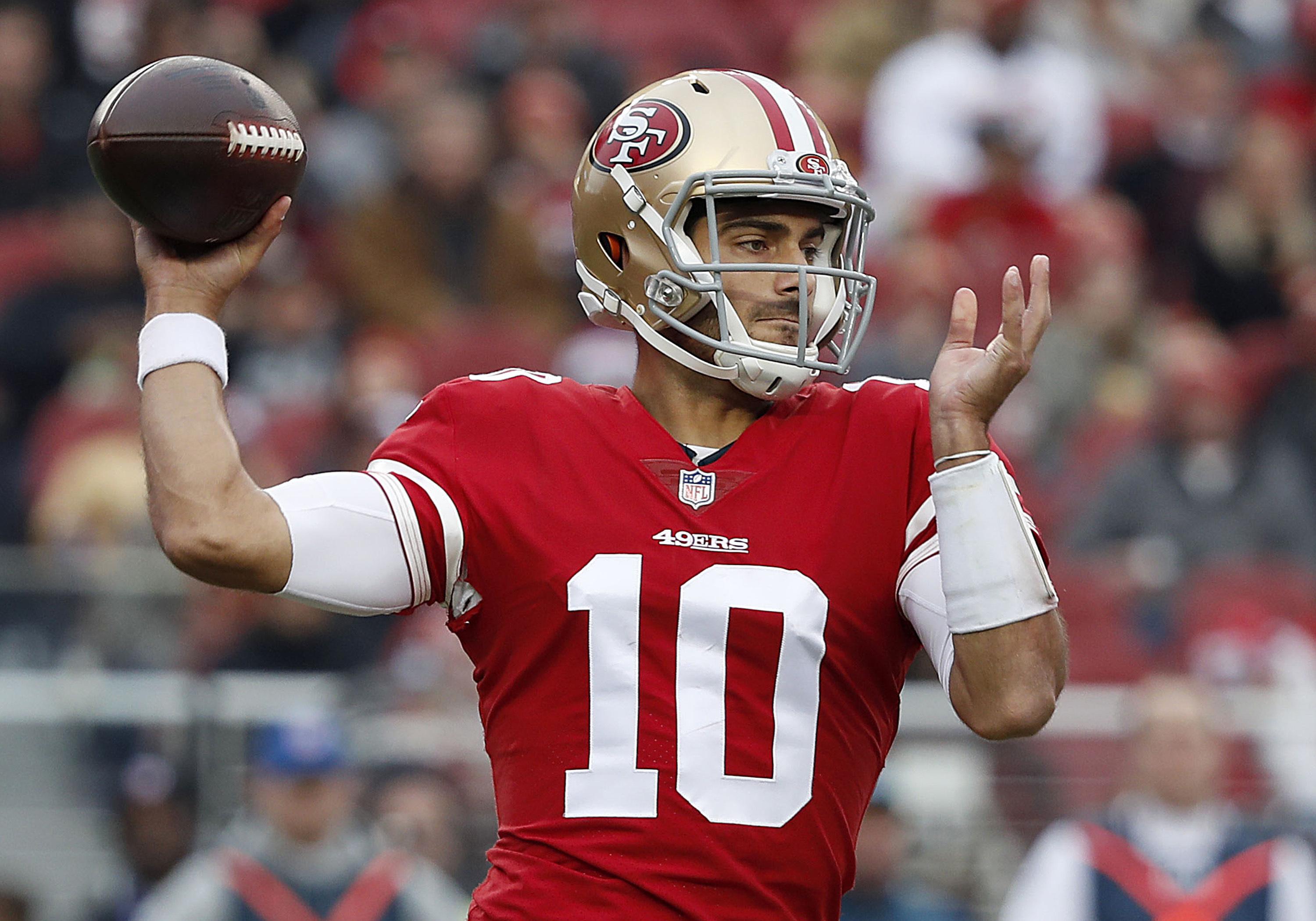 Pictures Of Jimmy Garoppolo 49Ers / No change 49ers' Garoppolo will