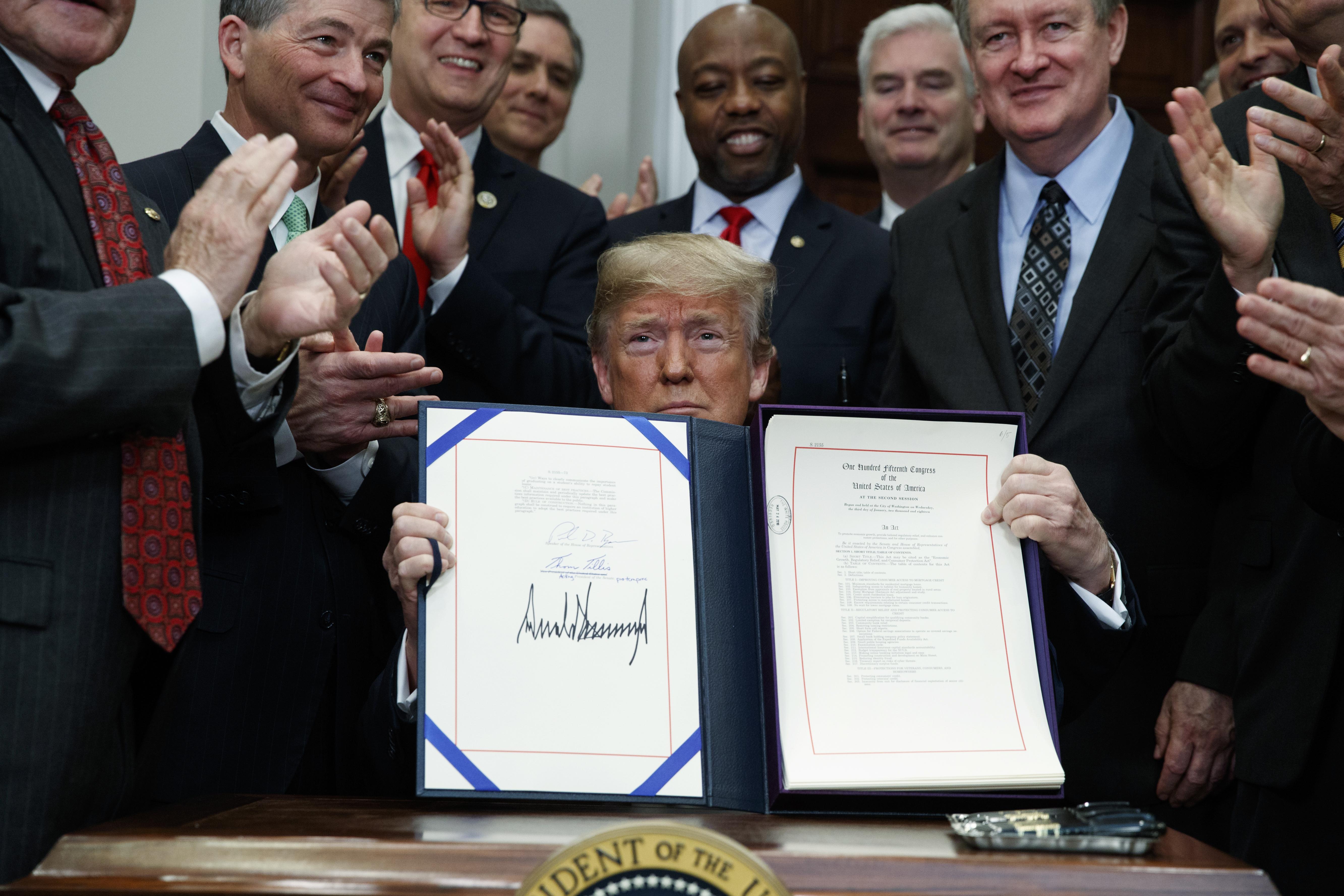Lawmakers Revive Plan To Curb Restraint >> Trump Signs Bill Easing Post 2008 Crisis Restraints On Banks Lawmakers Revive Plan To Curb Restraint >> Trump Signs Bill Easing Post 2008 Crisis Restraints On Banks