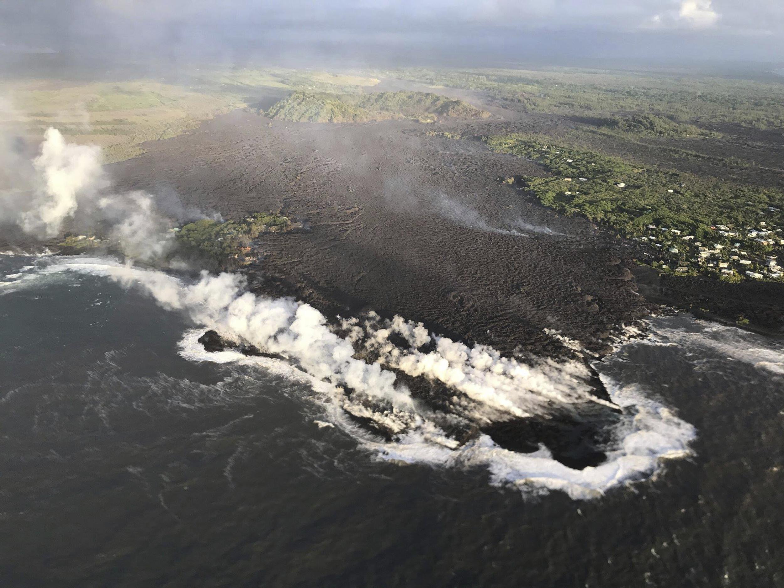 Hawaii Volcano Lava Destroys Hundreds Of Homes Overnight The   Hawaii Volcano.JPG 