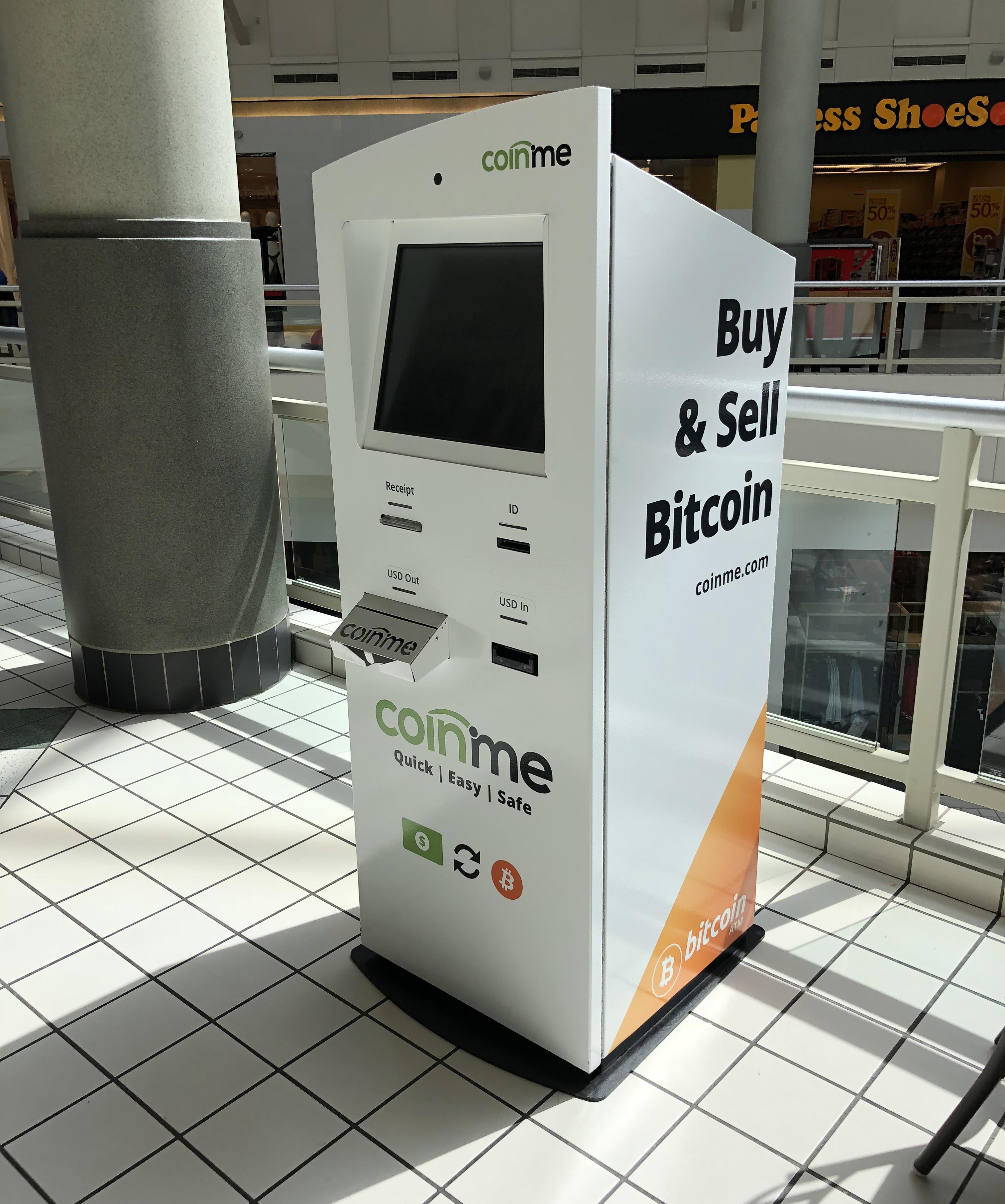 how to use bitcoin machine to send money