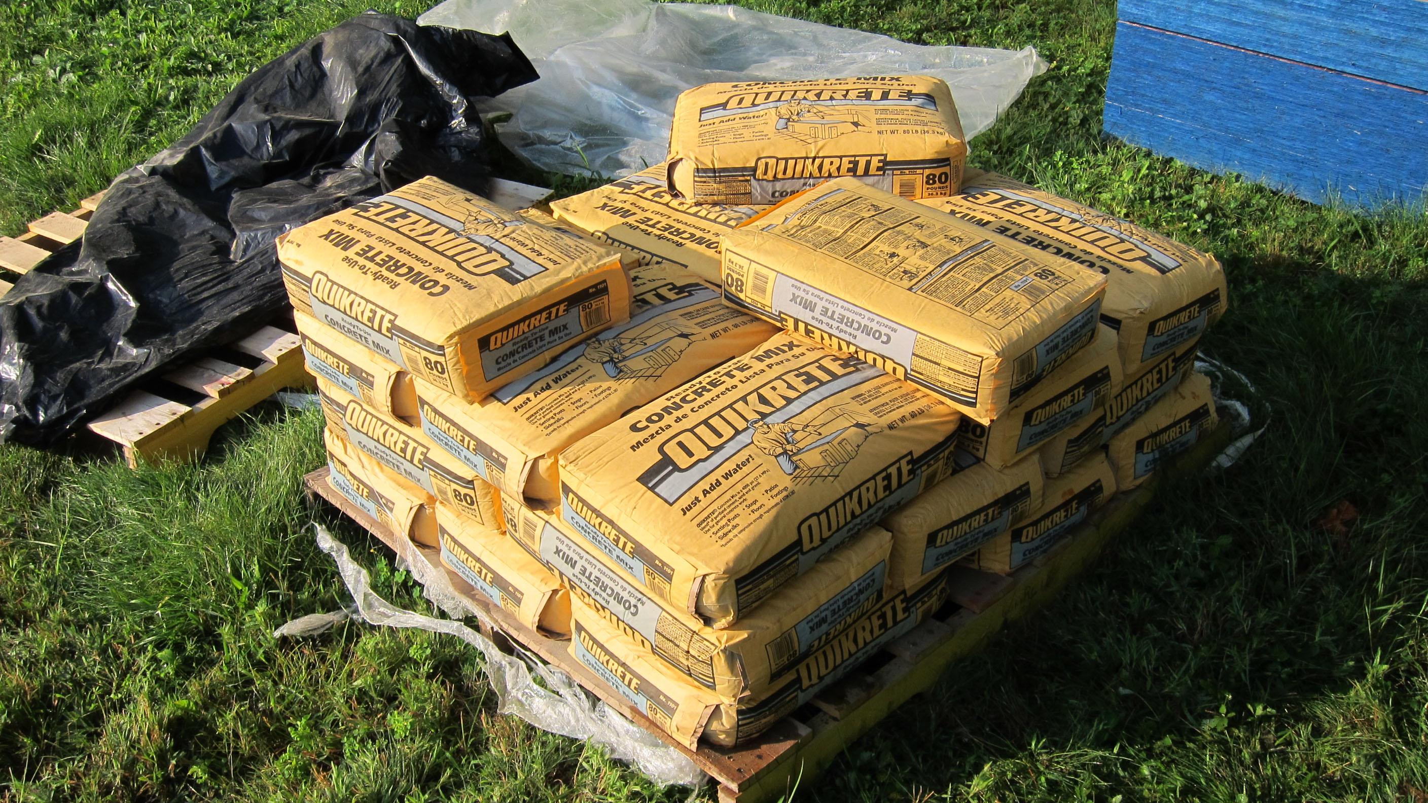 How Many Bags Of Concrete For 3 Cubic Feet