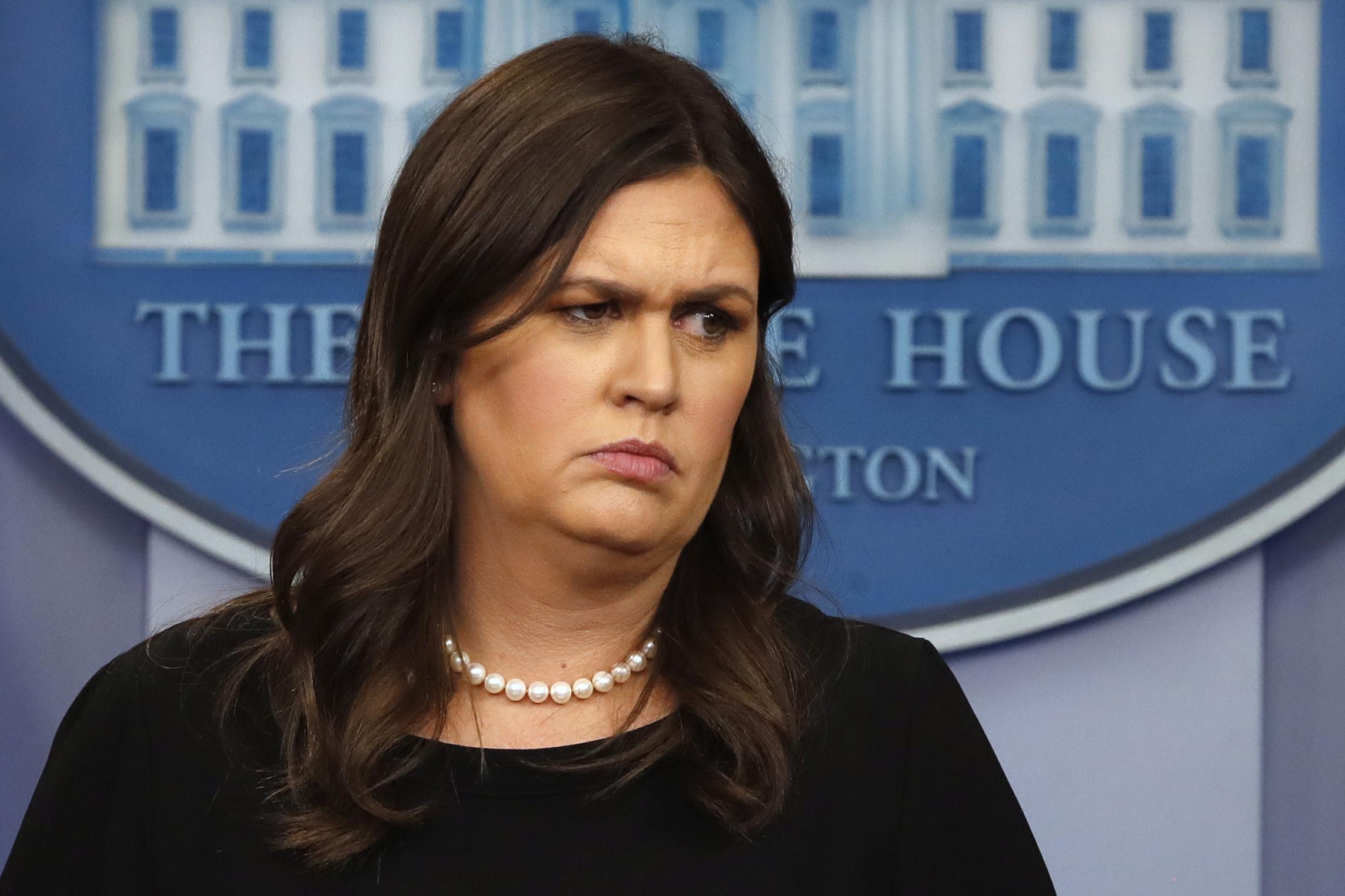 Press Secretary Sarah Huckabee Sanders Says She Was Asked To Leave