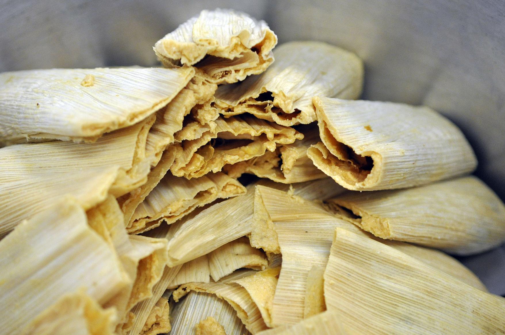 De Leon Foods Plans South Hill Restaurant Location The Spokesman Tamales Are Stacked In A Pot Ready For Steaming At De Leon Foods