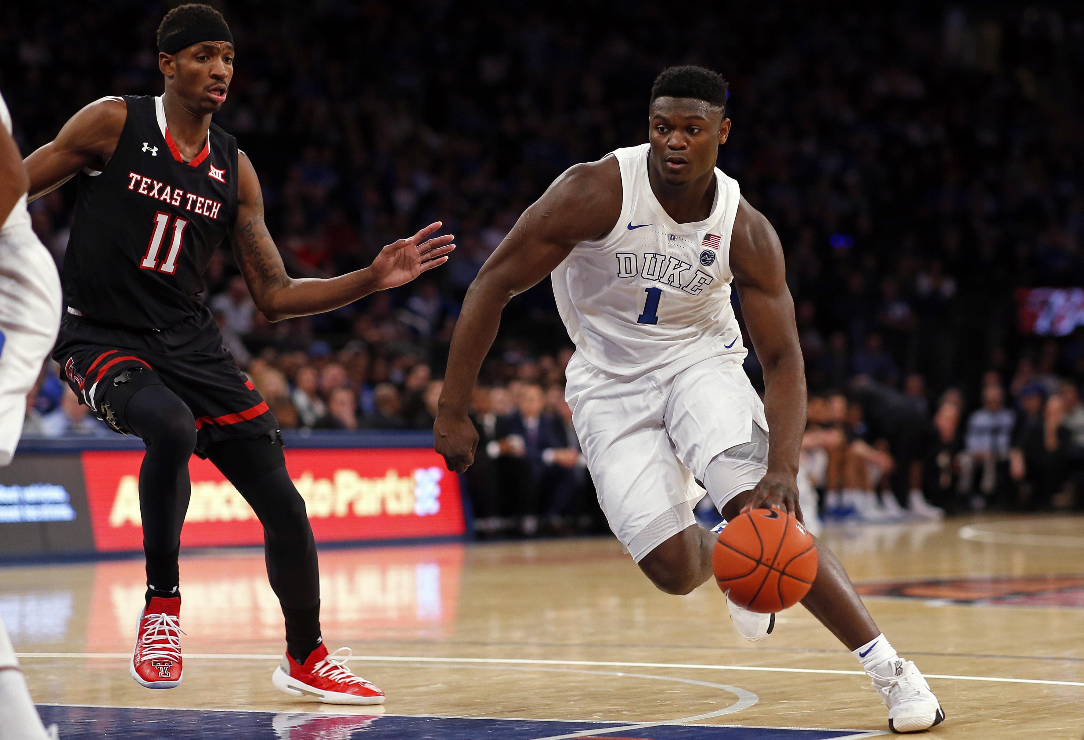 Top 25 Capsules: Zion Williamson leads No. 2 Duke over Texas Tech at MSG | The ...