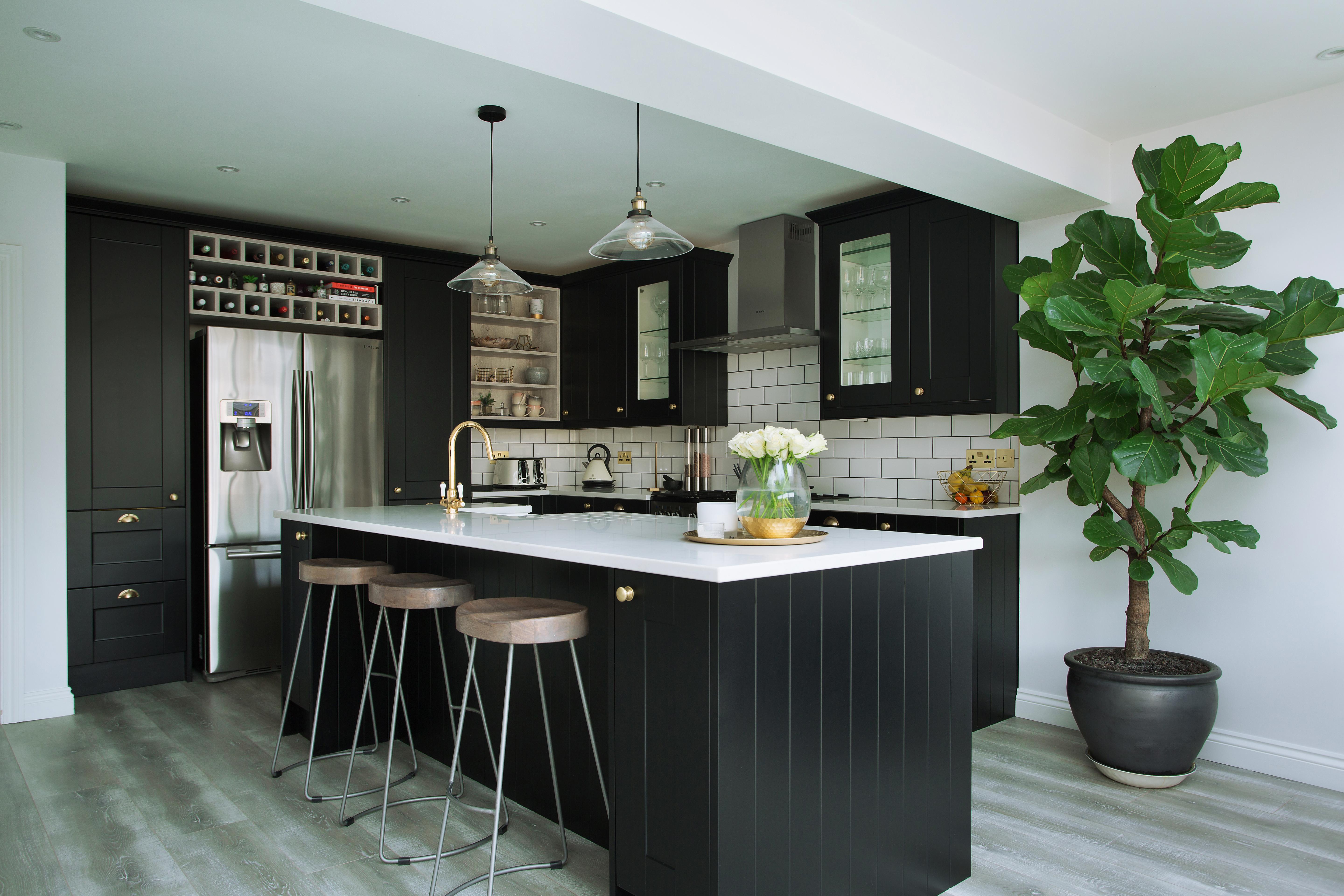 Black Is On Trend Especially In Kitchens Fine House Studio Houzz