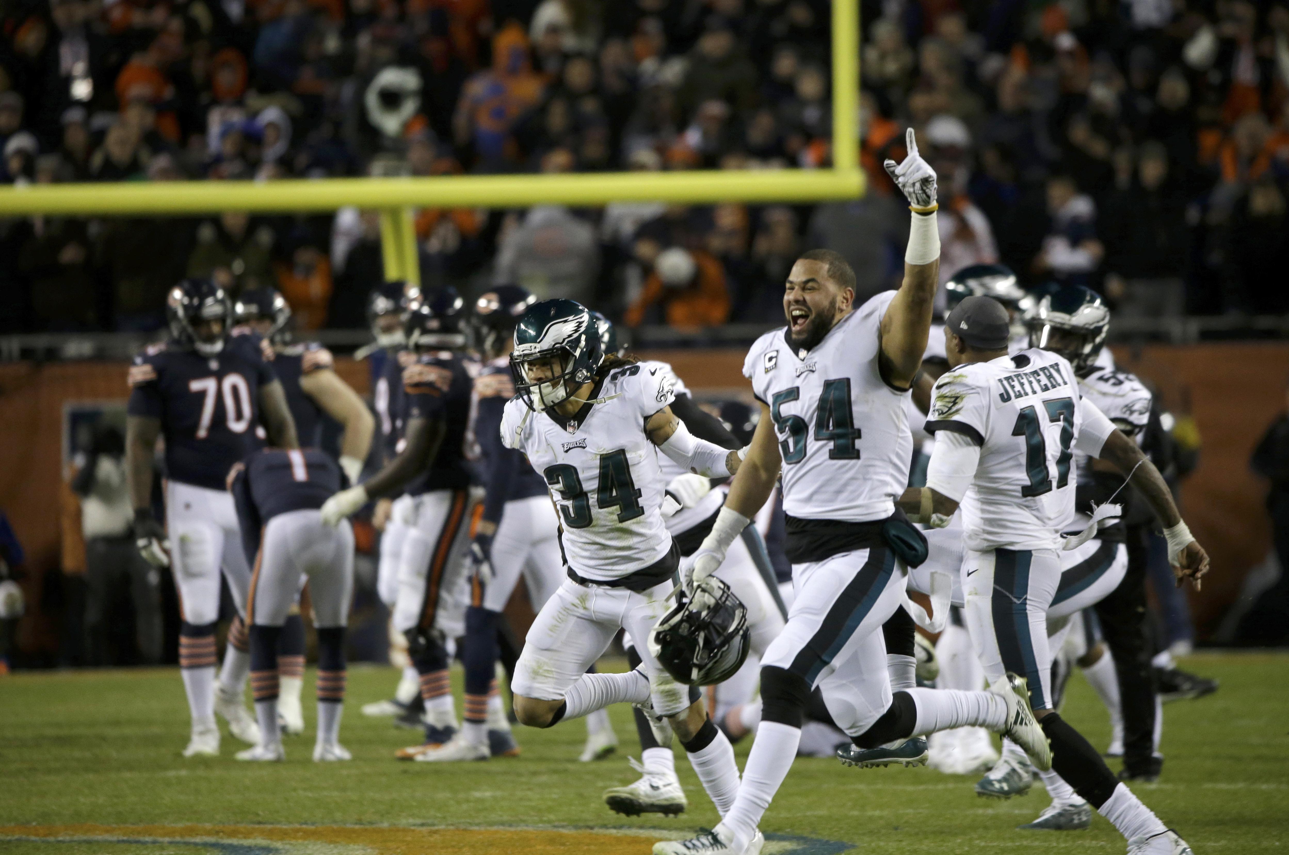 Eagles upset Bears in wild NFL wildcard game  The SpokesmanReview