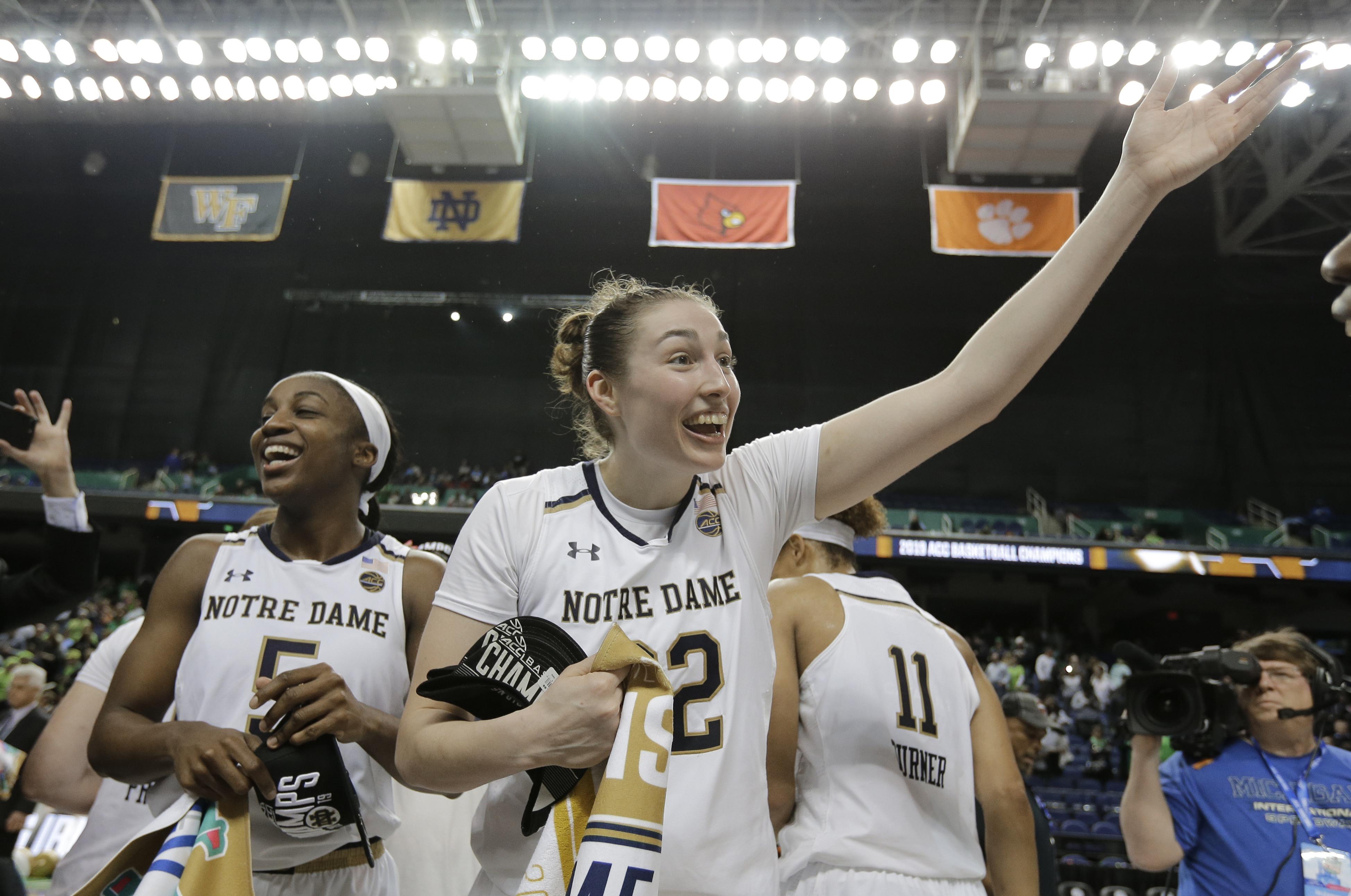 Top 25 Womens Basketball No 4 Notre Dame Women Claim 5th Acc Title In 6 Years The Spokesman