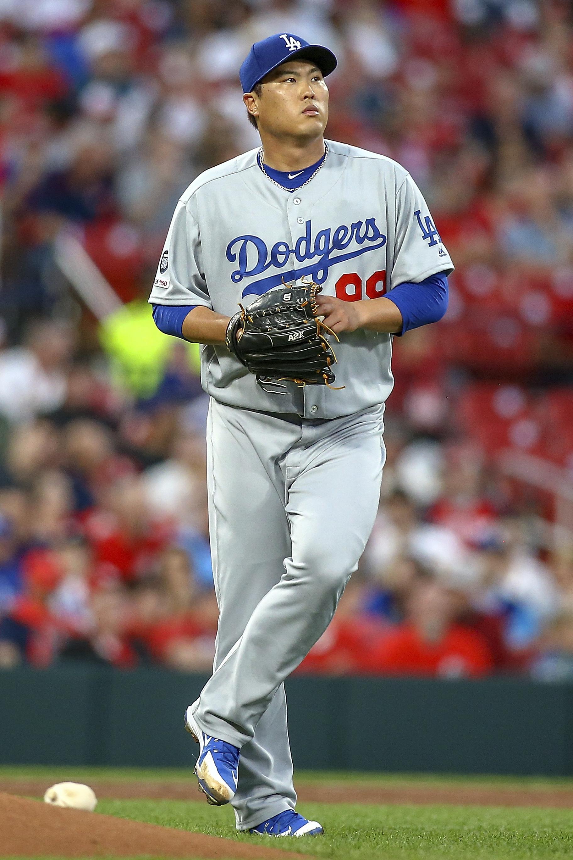 Hyun-Jin Ryu LA Dodgers 2019 MLB Action Photo (Size: 11 x 14)