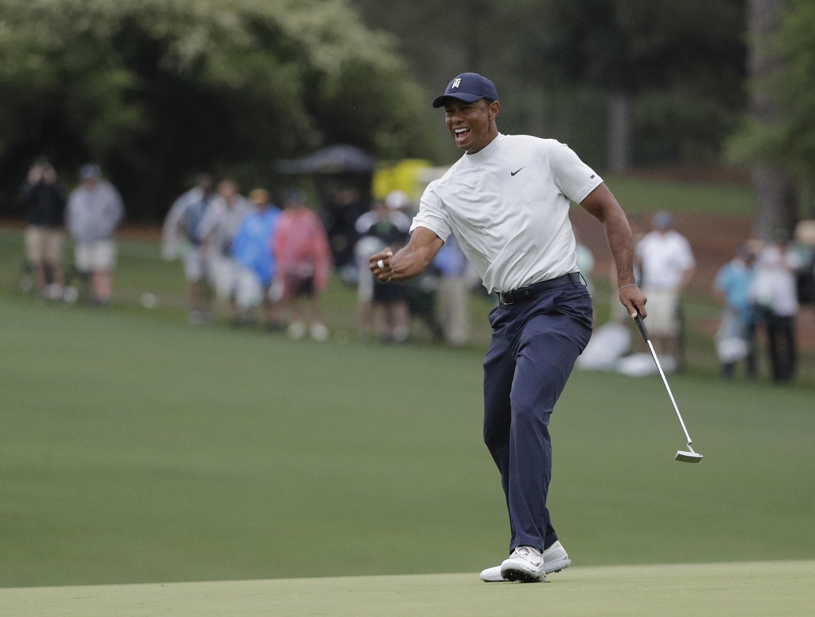 Tiger Woods makes a Masters logjam look even larger | The Spokesman-Review