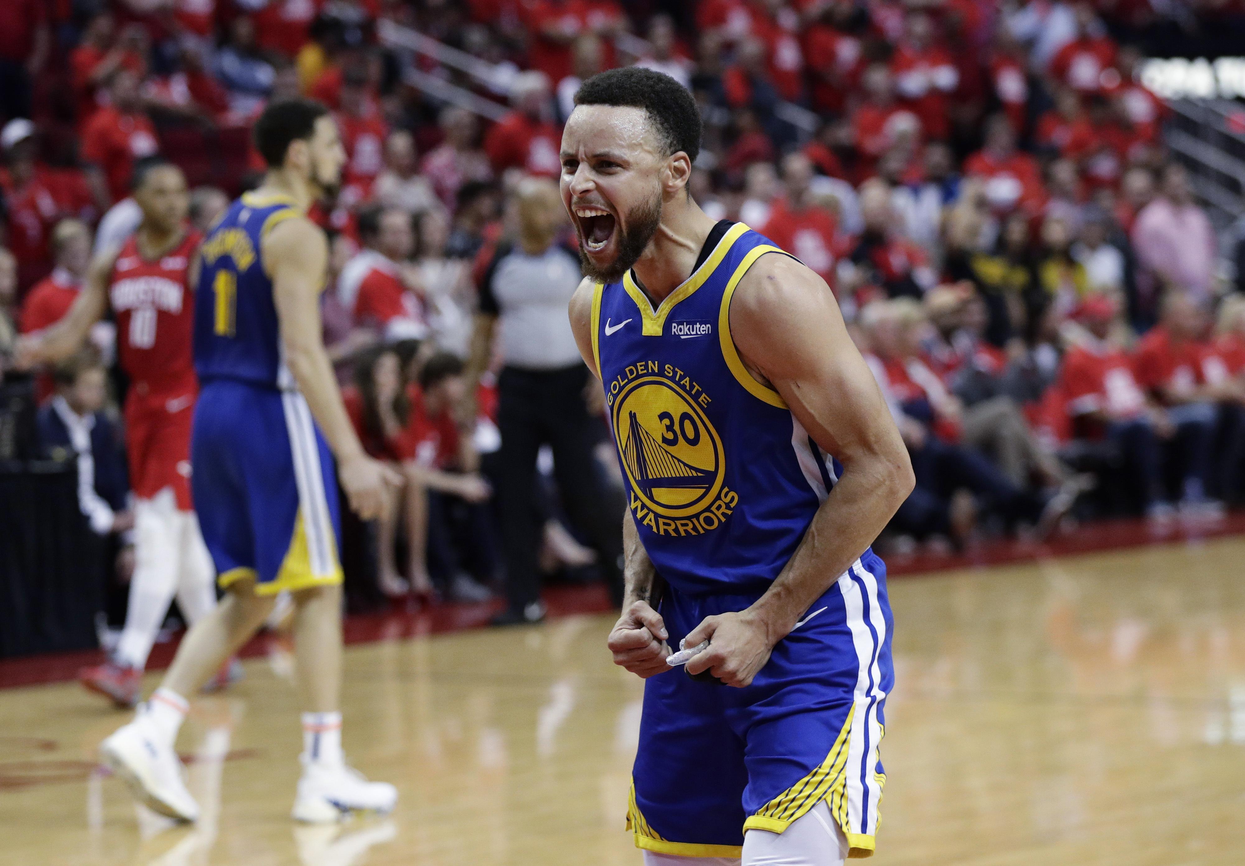 Stephen Curry, short-handed Warriors knock out Rockets in Game 6 | The ...