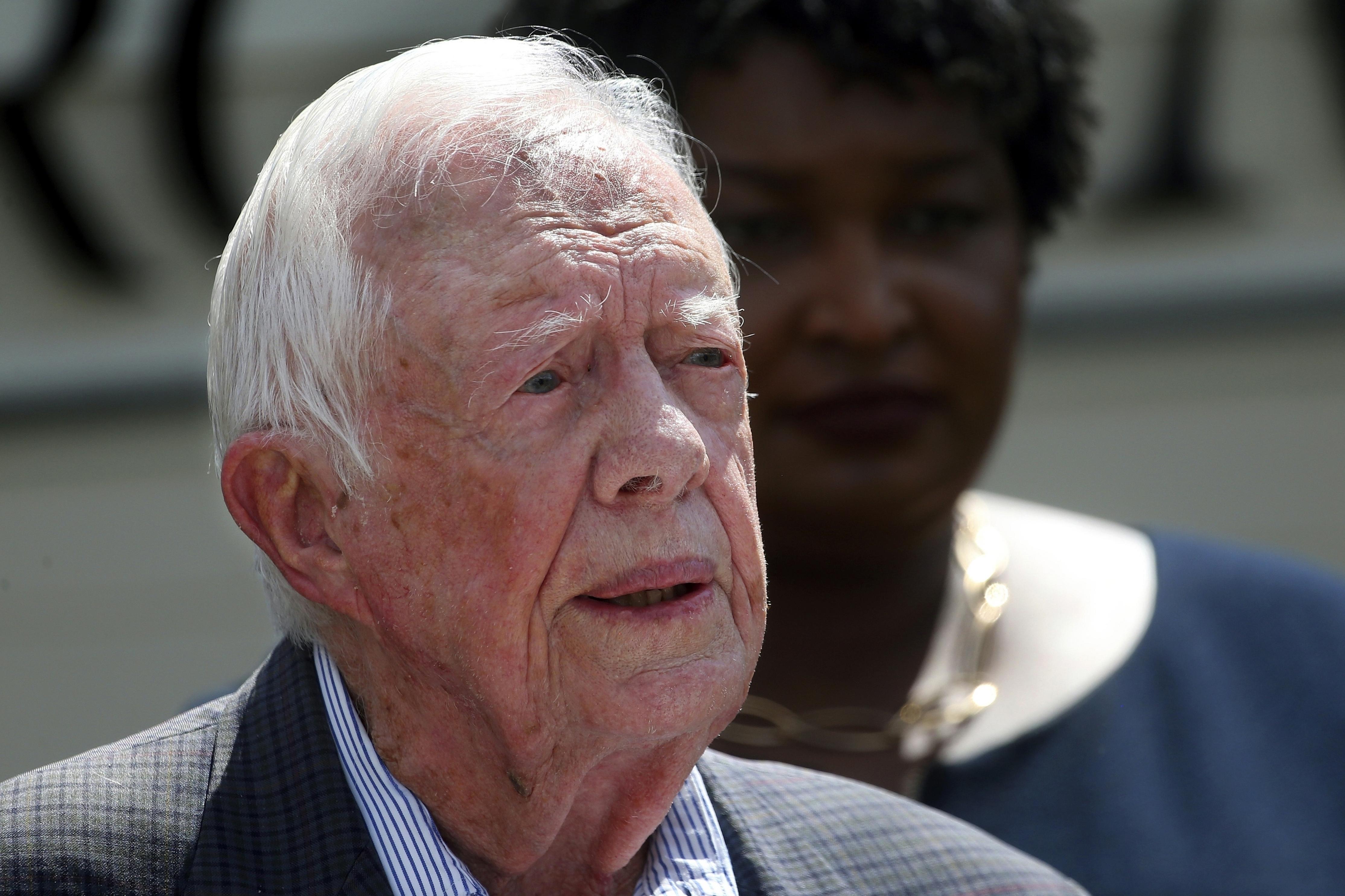 Jimmy Carter to teach Sunday school days after breaking hip The