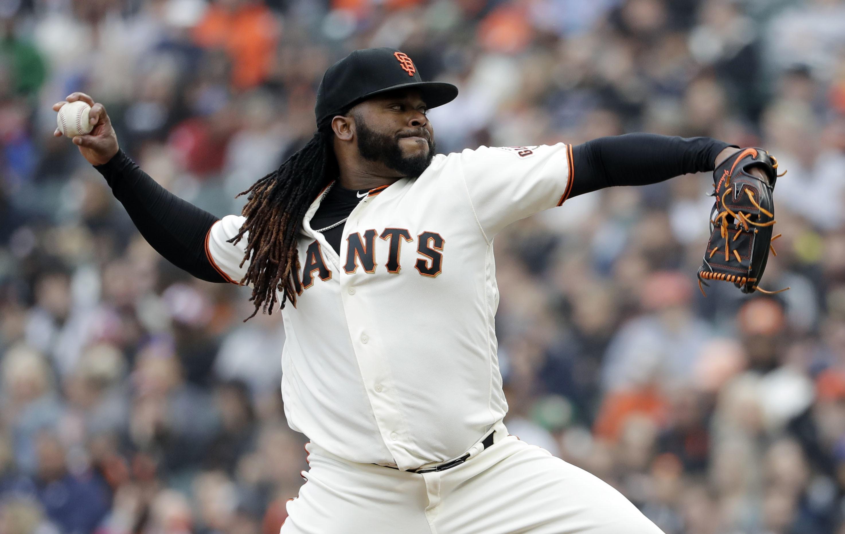 Giants’ Johnny Cueto hoping to return in September The SpokesmanReview