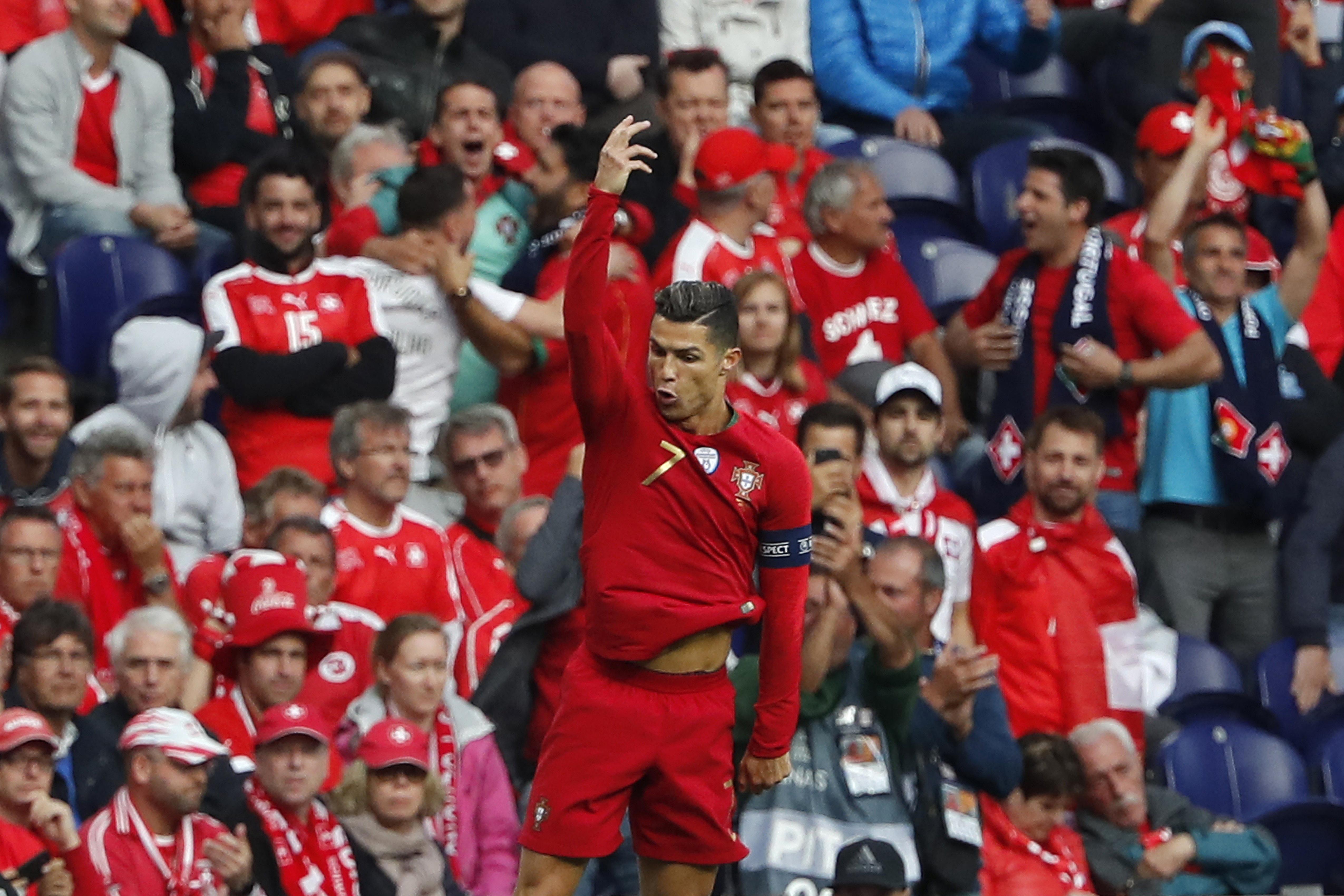 Cristiano Ronaldo's hat trick sends Portugal into UEFA ...