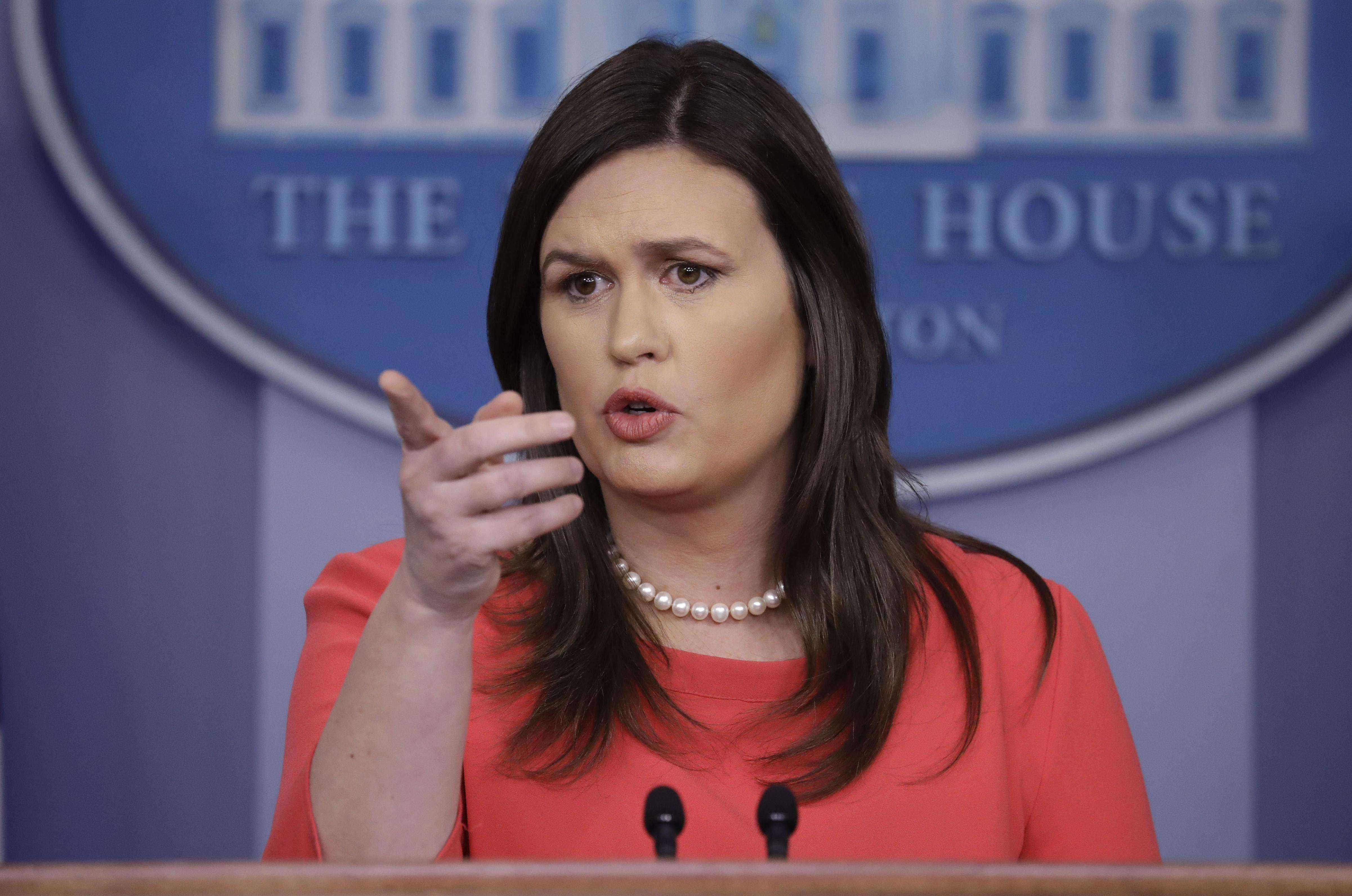 Trump Says Sarah Sanders To Leave White House At End Of June The