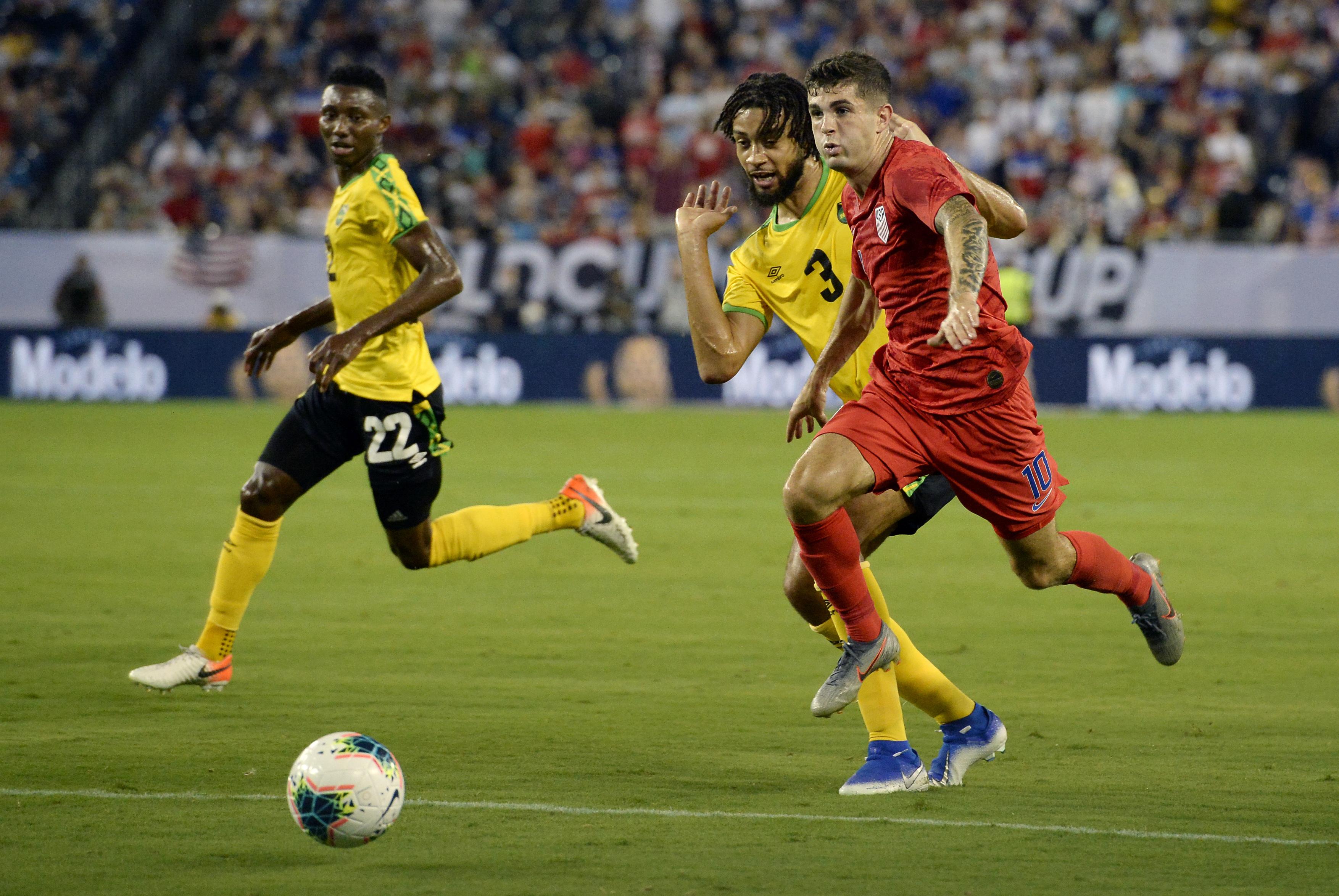 Christian Pulisic Leads Us To 3 1 Gold Cup Semifinal Win - 