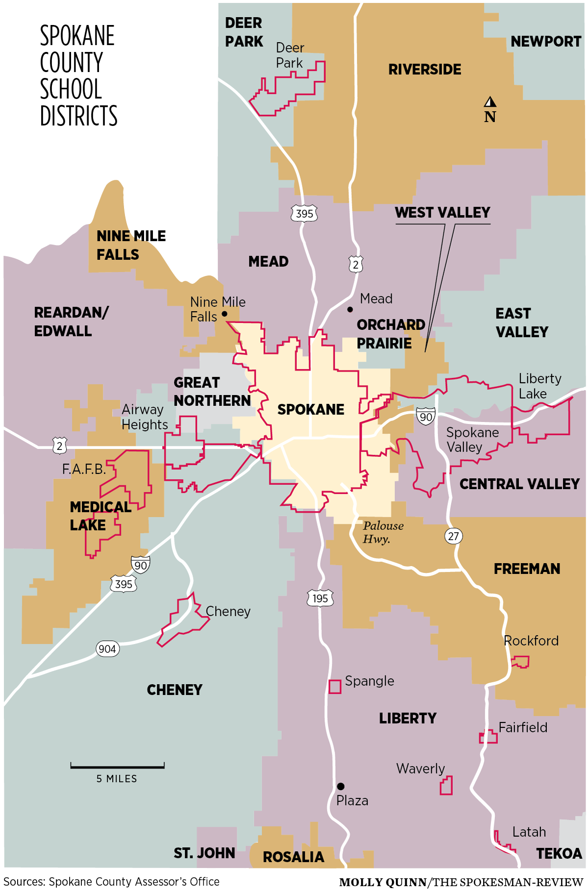 Spokane County Zip Code Map Big Bus Tour Map