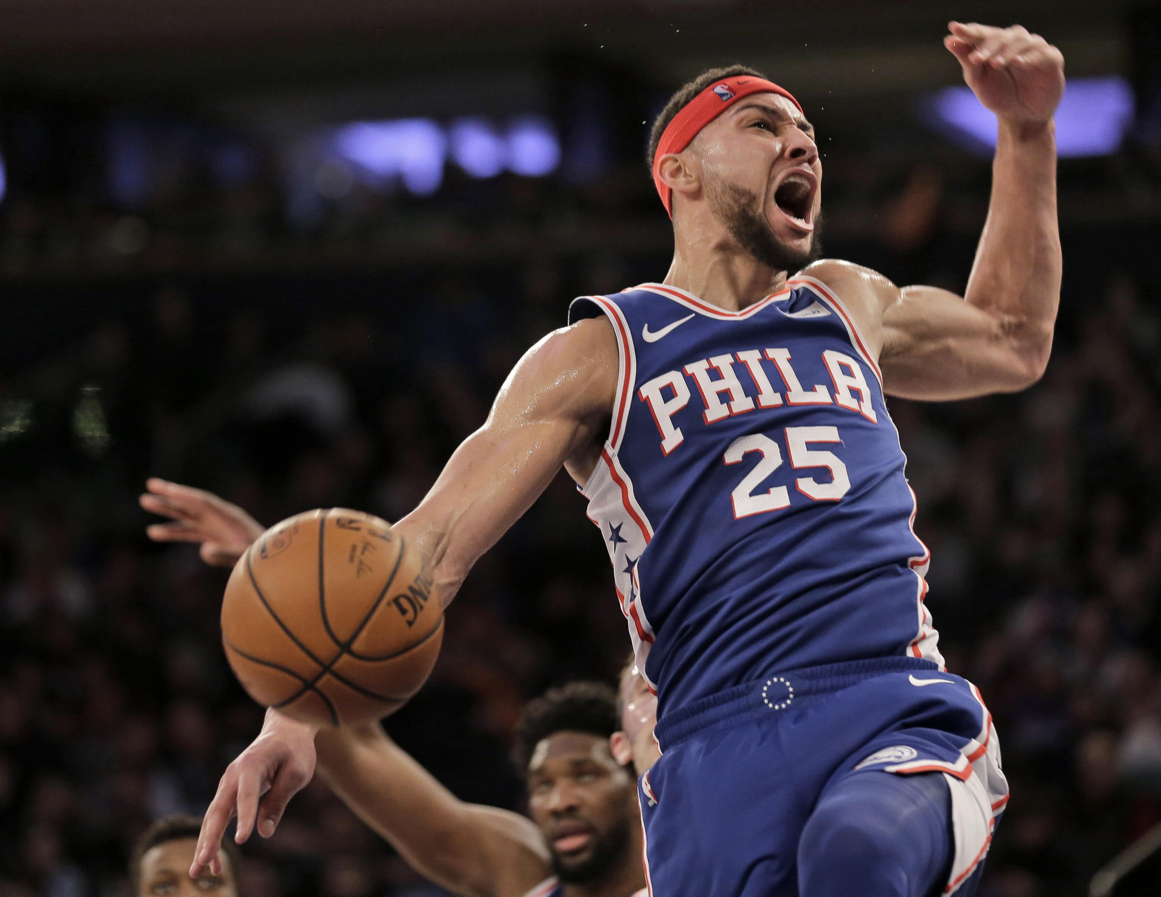 Philadelphia guard Ben Simmons named NBA rookie of the year, NBA