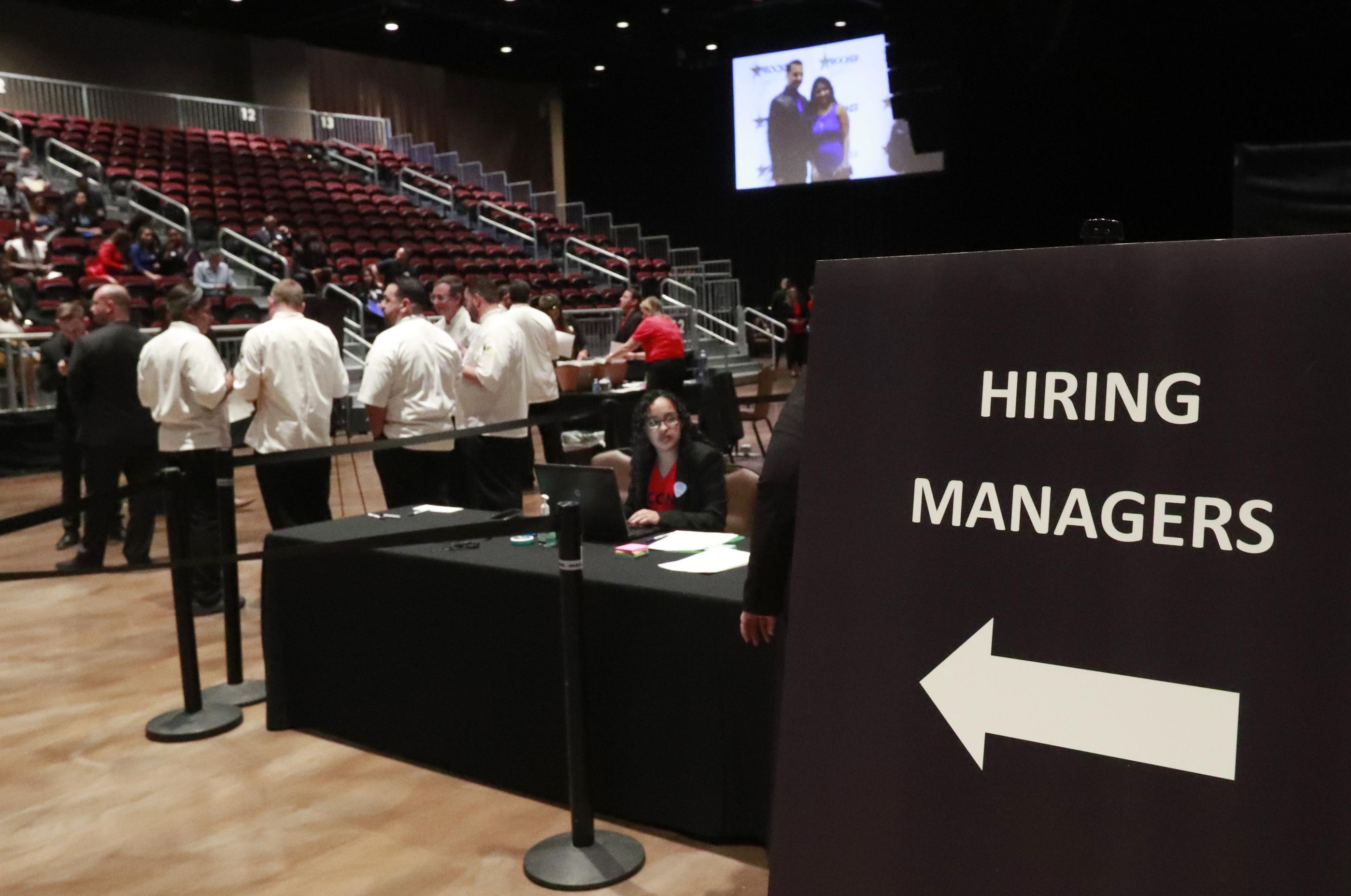 Survey U.S. business hiring hits 7year low as sales slow The