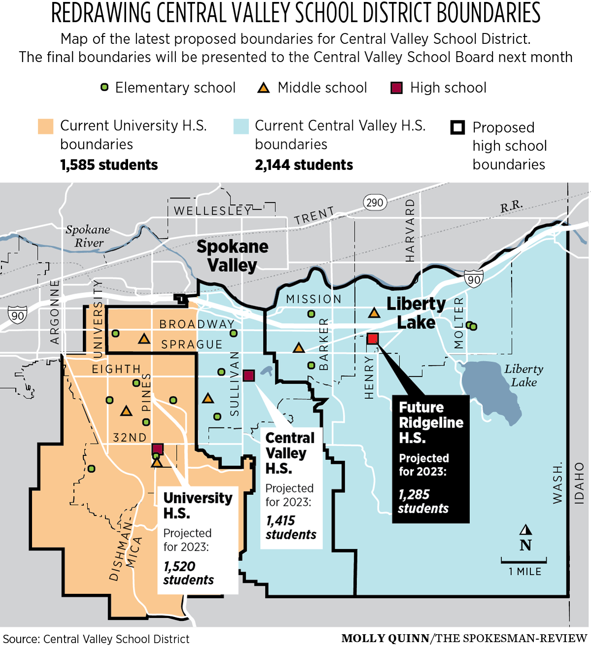 Boundaries Being Decided For New Existing High Schools In Spokane Boundaries Being Decided For New Existing High Schools In Spokane