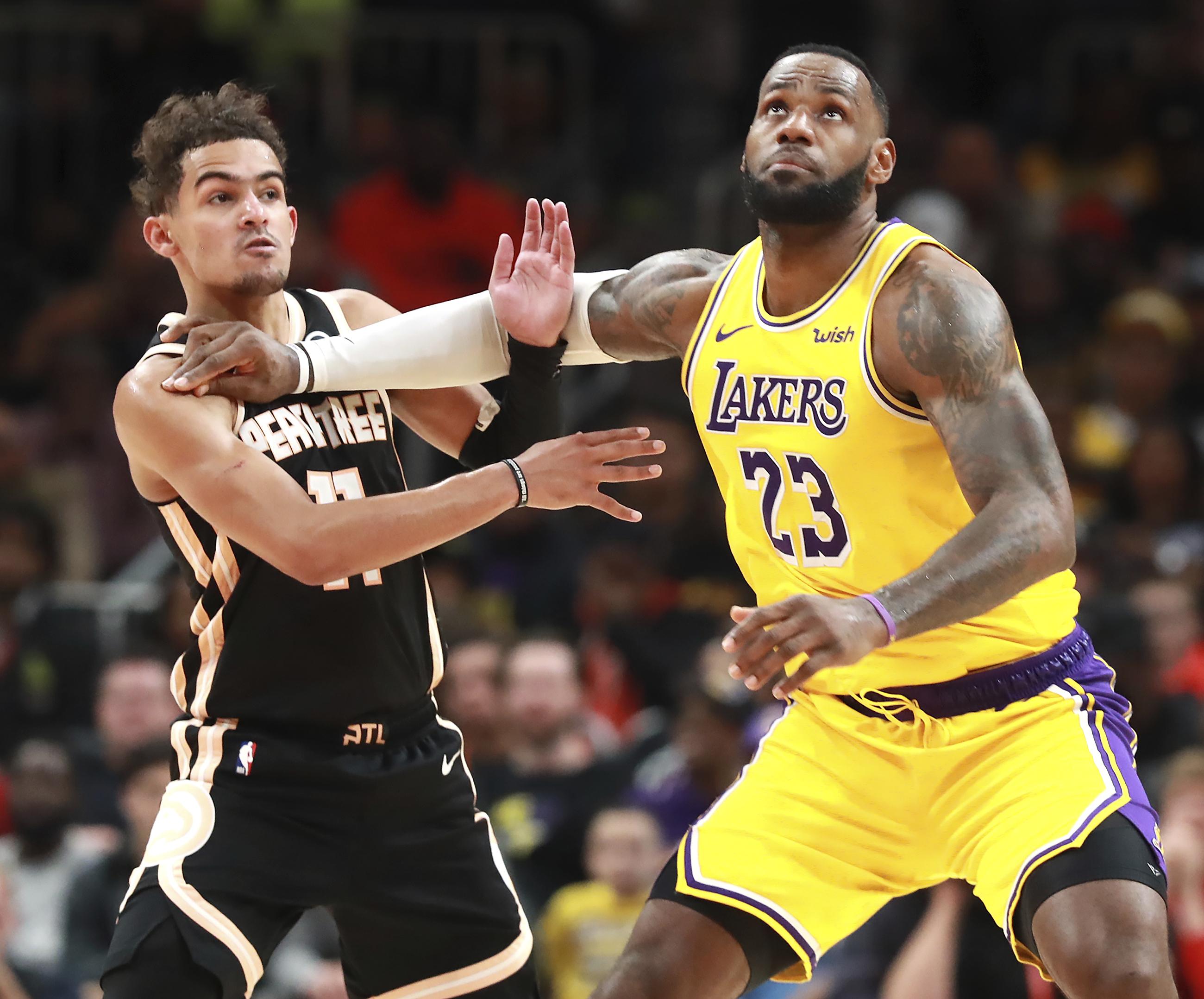 NBA roundup: LeBron James, Lakers beat Hawks for 7th win in a row | The Spokesman-Review