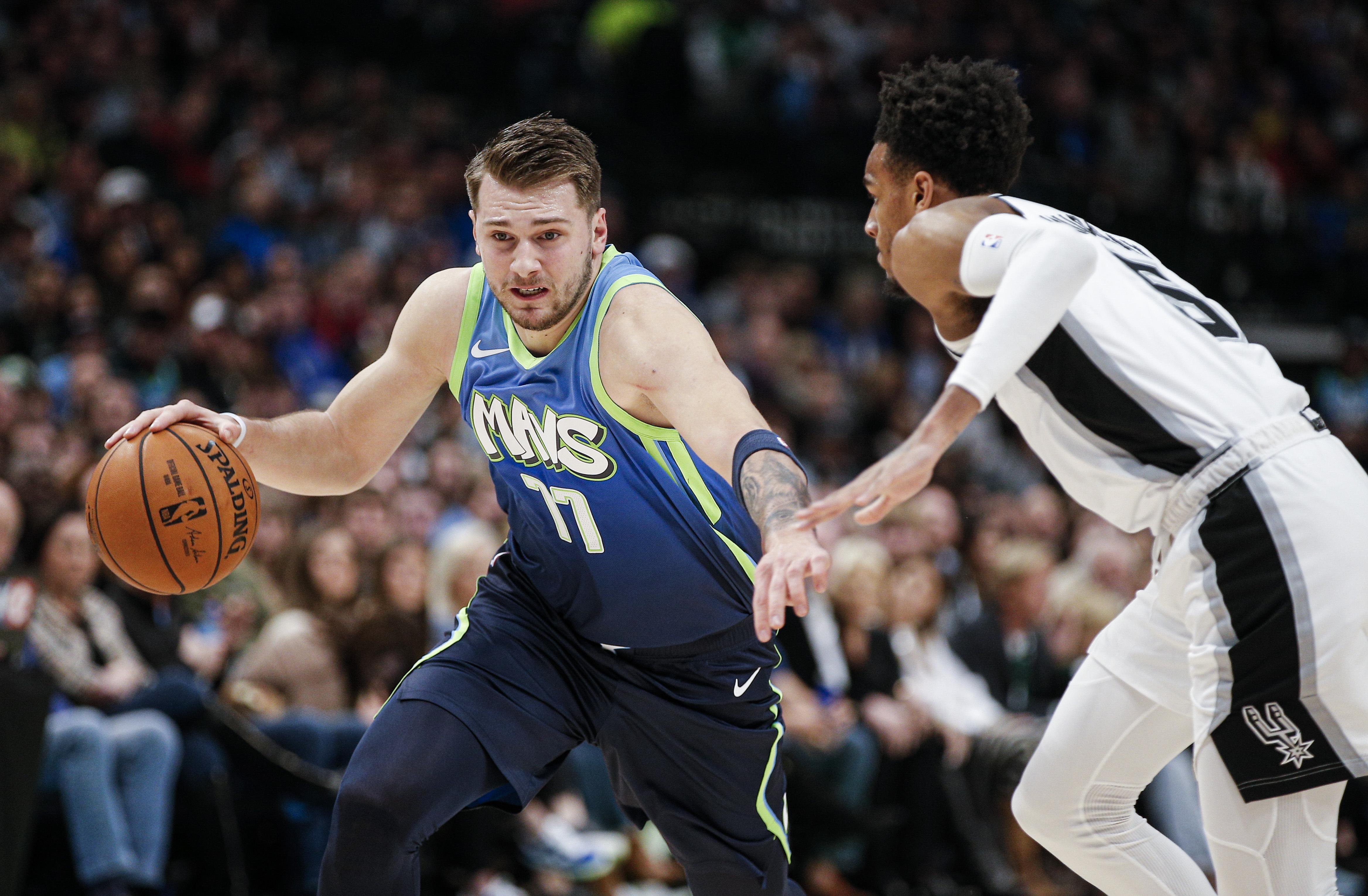 NBA roundup: Luka Doncic nets 24 in return from injury, Mavs beat Spurs ...