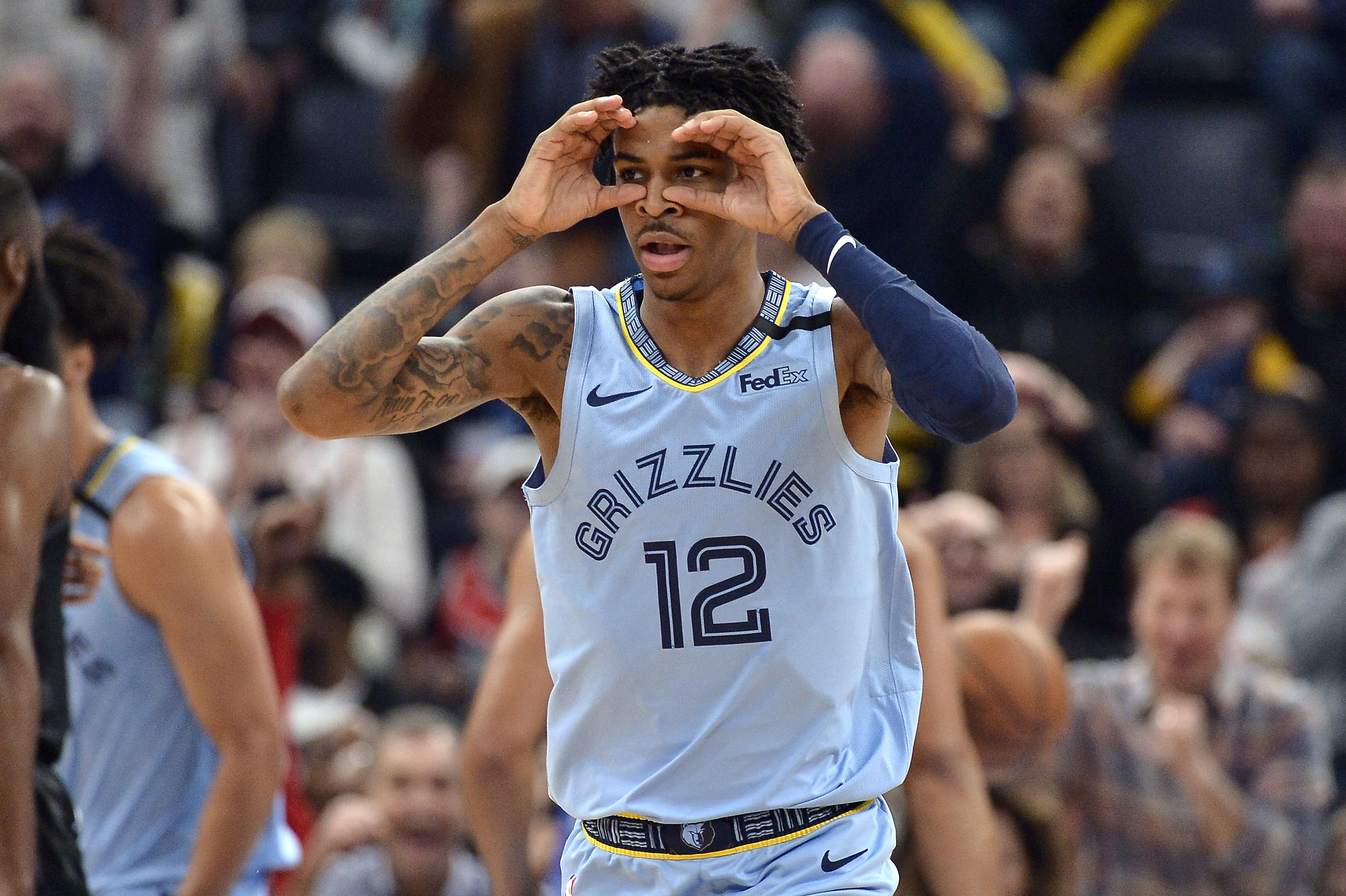 NBA roundup Ja Morant leads Grizzlies past Rockets 121110 for 6th