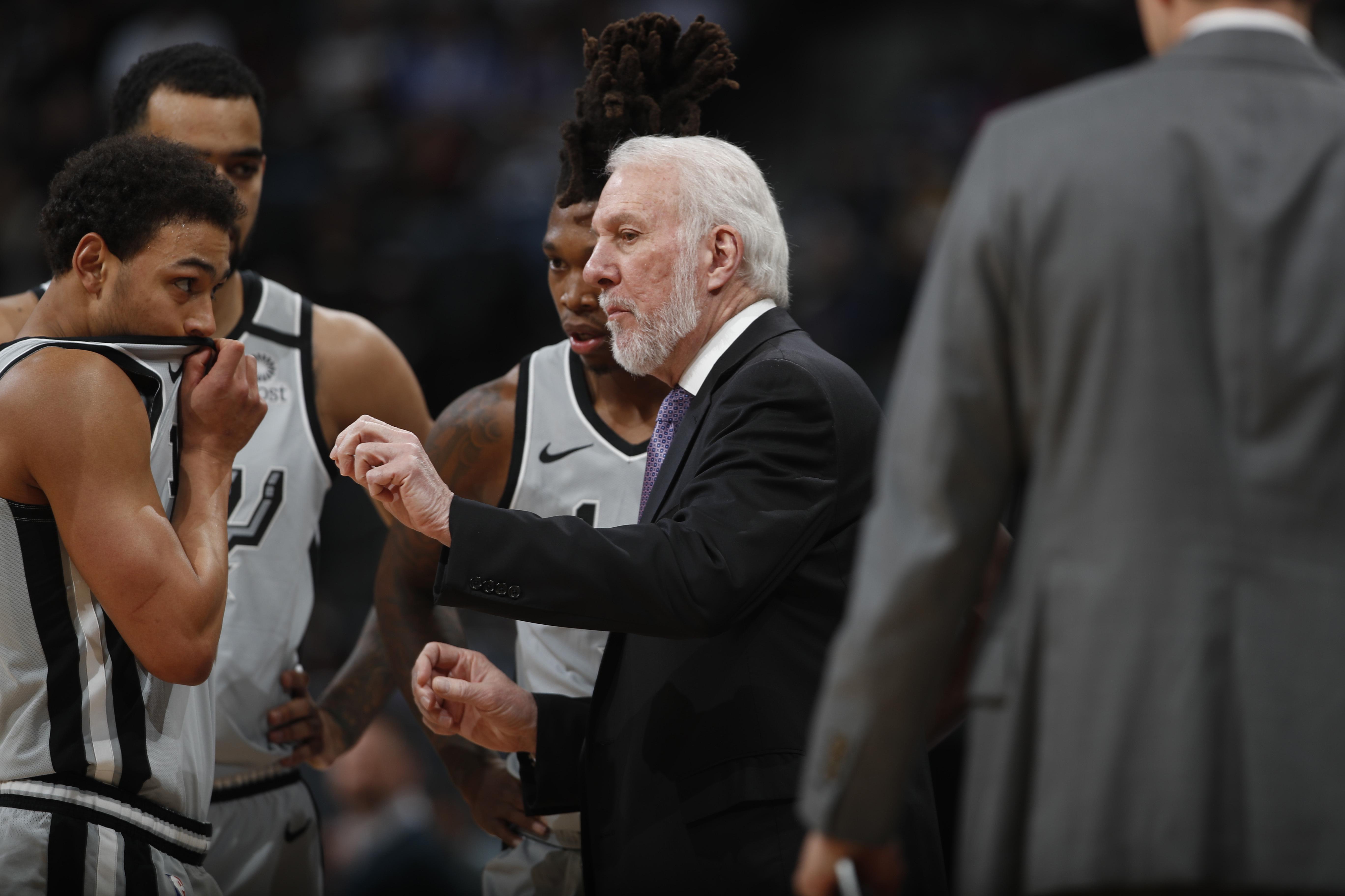 Spurs Coach Gregg Popovich Misses Game Vs Hornets Tim Duncan