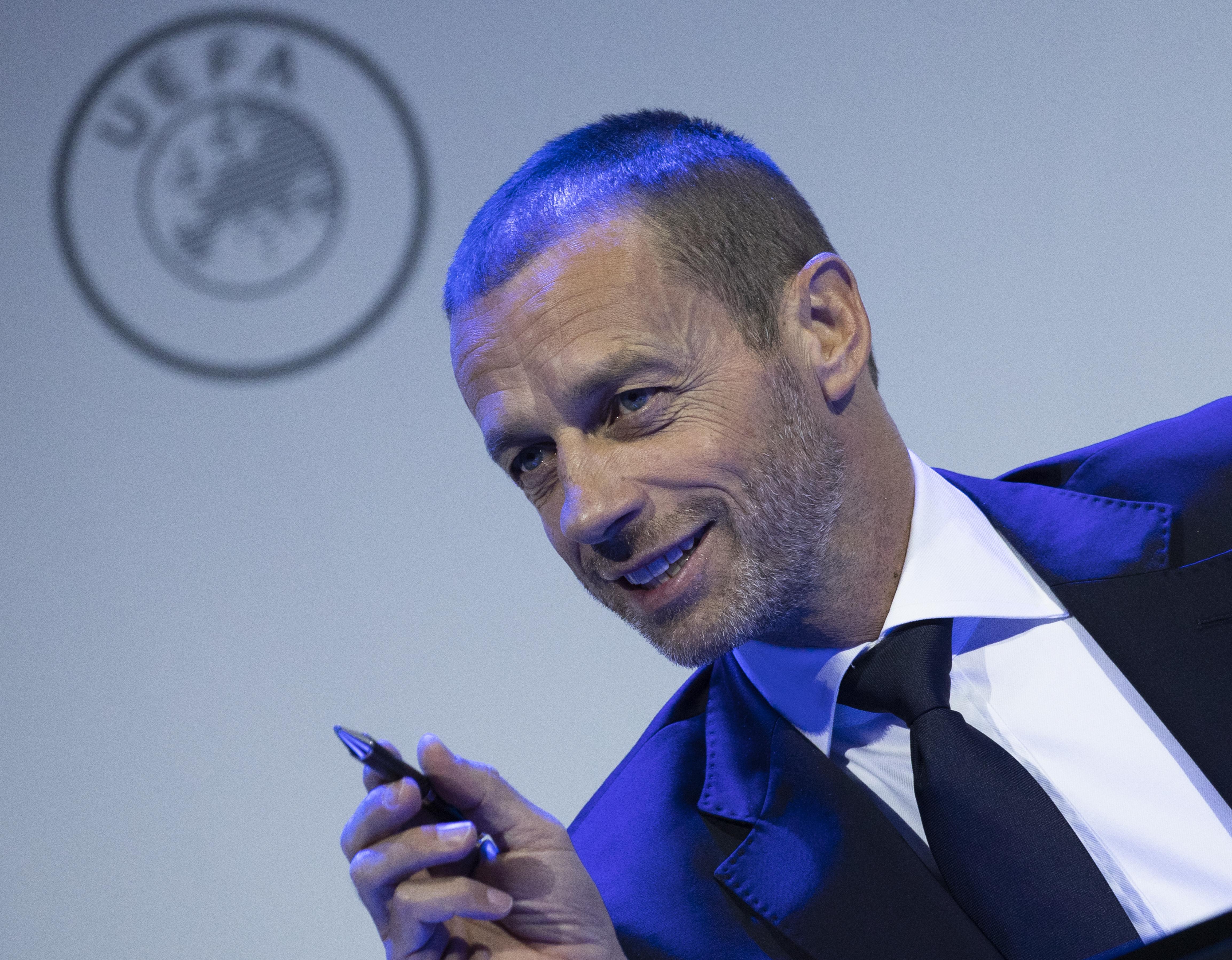 Aleksander Ceferin asserts European soccer power in face ...