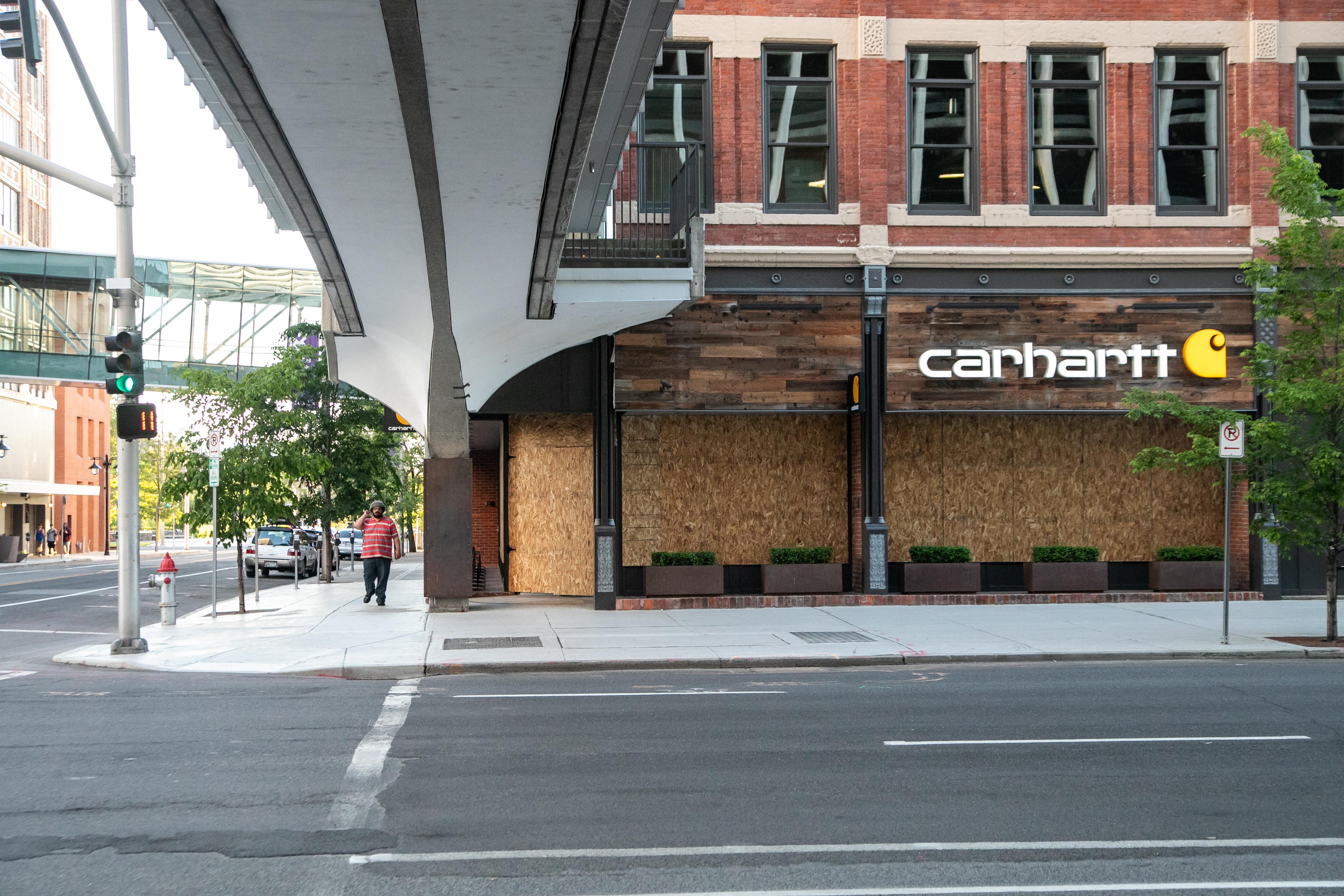 Some Downtown Spokane Businesses Take Extra Precautions Ahead Of