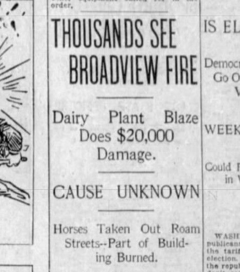100 Years Ago In Spokane A Major Fire At A Downtown Area Dairy Drew A Crowd But The Milk Was Promised To Be On Time The Next Morning The Spokesman Review