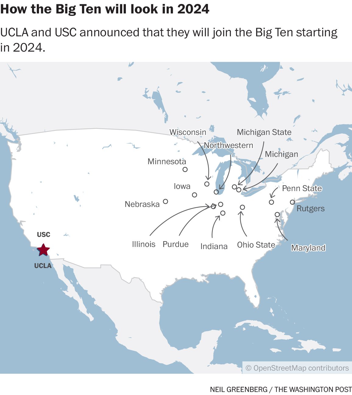 Everything you need to know about USC and UCLA's move to the Big Ten