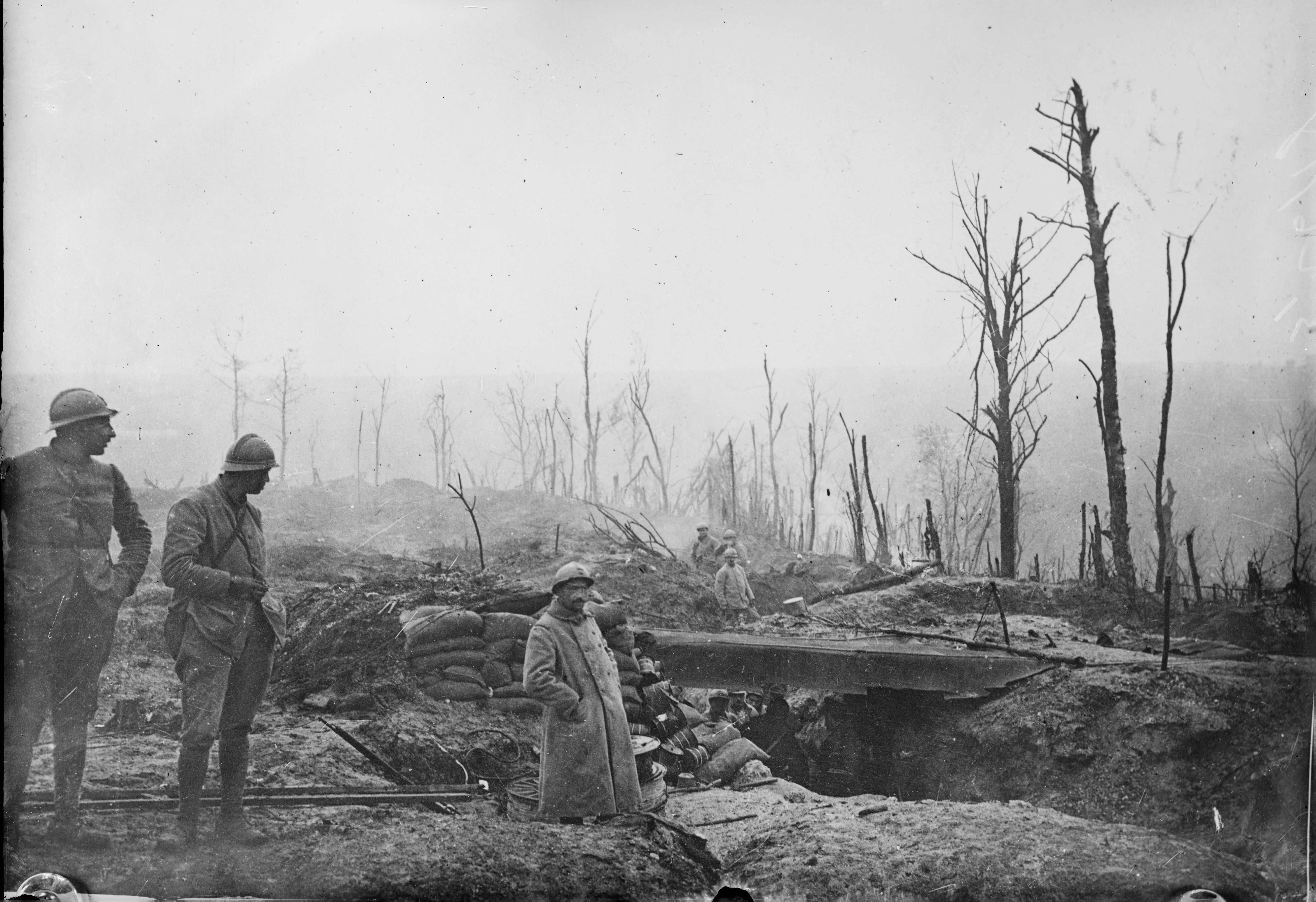 French troops in their trenches. Credit: Library of Congress