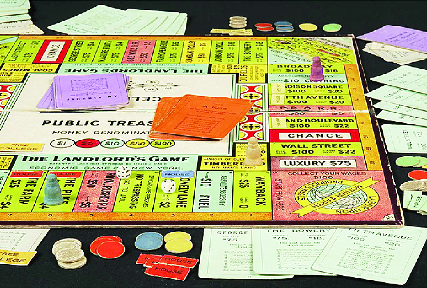 Magie's "The Landlord's Game" from 1910.
