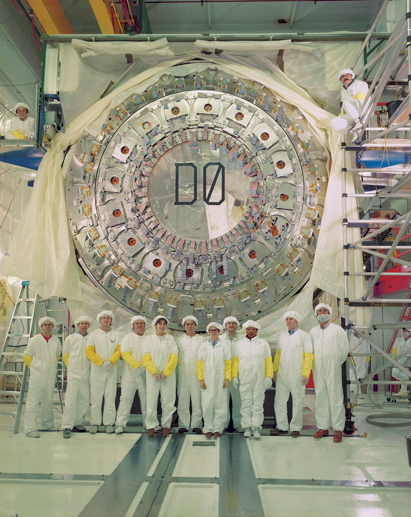 One of the two detectors that were used to find the top quarks produced by Fermilab's Tevatron. Source: Fermilab