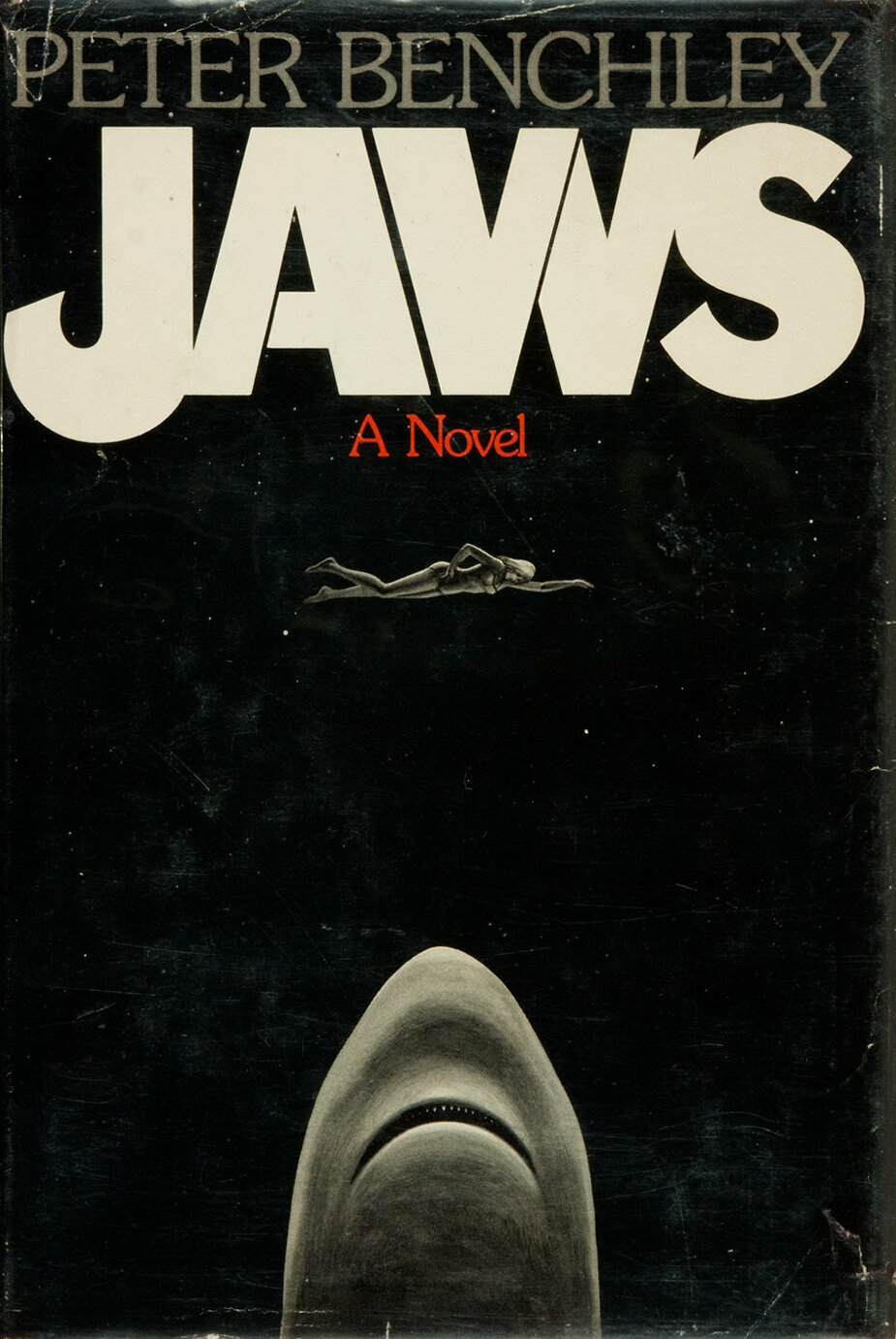 The dust jacket for the 1974 hardback novel ...